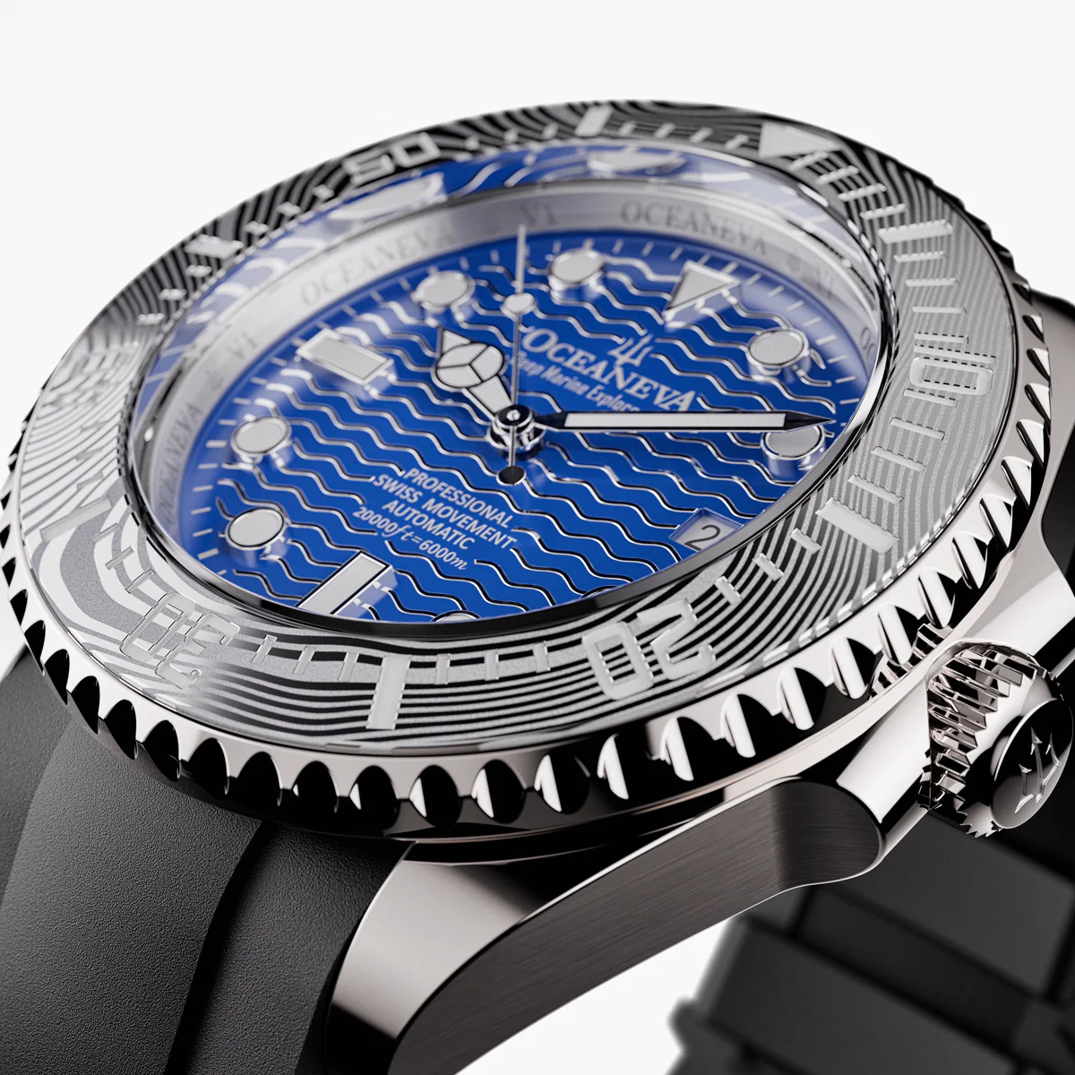 Deep Marine Explorer VI 6000m Grade 5 Titanium 6000m/BlueDial | Blue Dial - Image 55