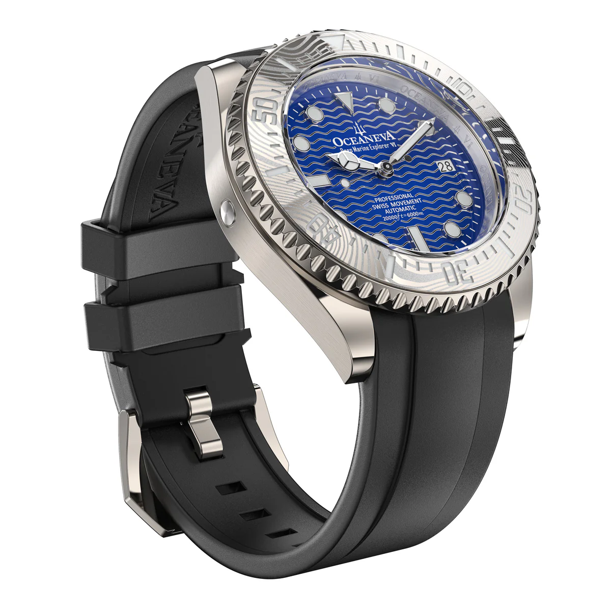Deep Marine Explorer VI 6000m Grade 5 Titanium 6000m/BlueDial | Blue Dial - Image 56