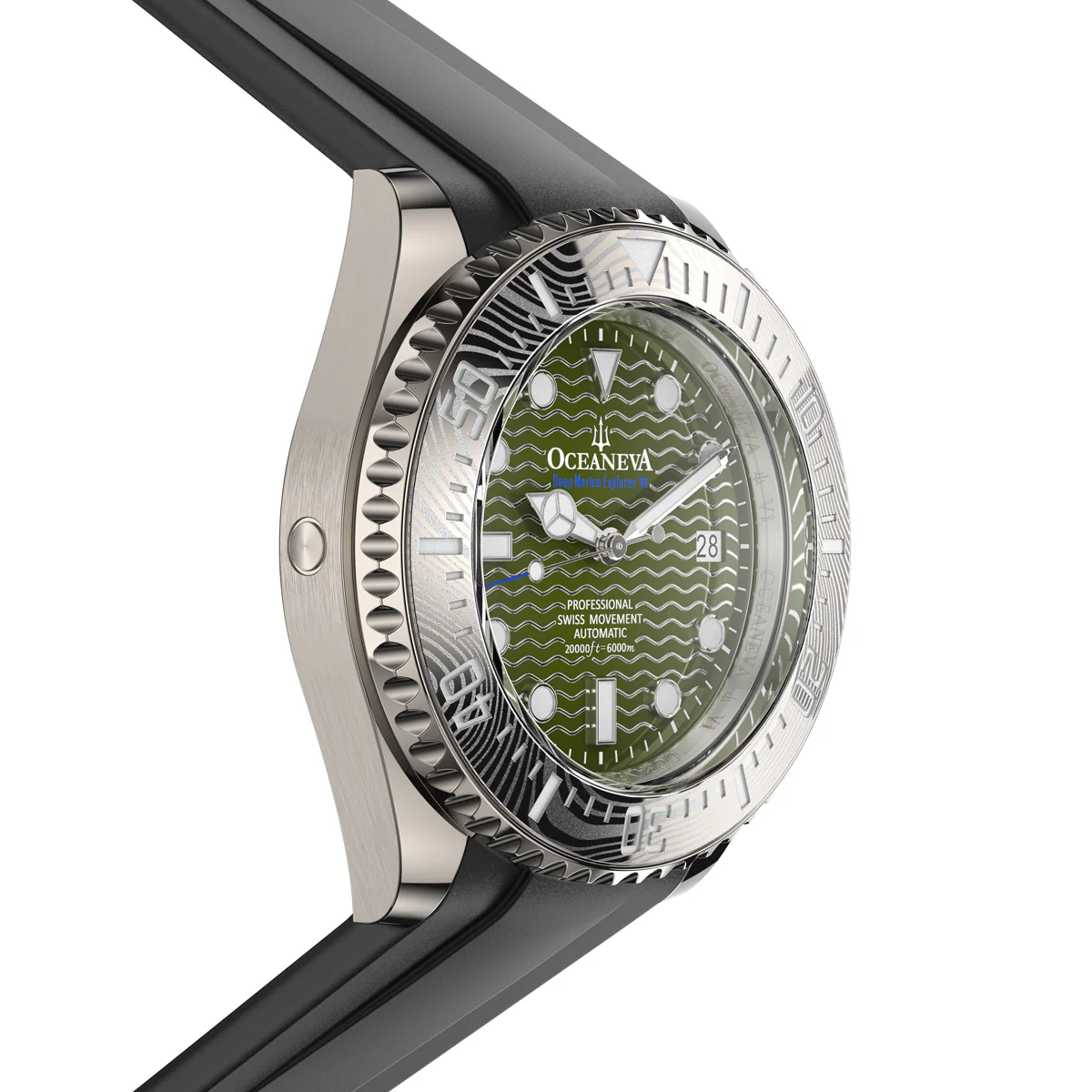 Deep Marine Explorer VI 6000m Grade 5 Titanium 6000m/ODGreenDial | Green Dial - Image 29