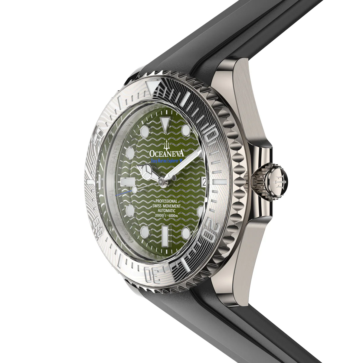 Deep Marine Explorer VI 6000m Grade 5 Titanium 6000m/ODGreenDial | Green Dial - Image 32
