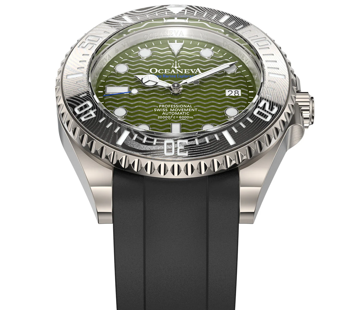 Deep Marine Explorer VI 6000m Grade 5 Titanium 6000m/ODGreenDial | Green Dial - Image 34