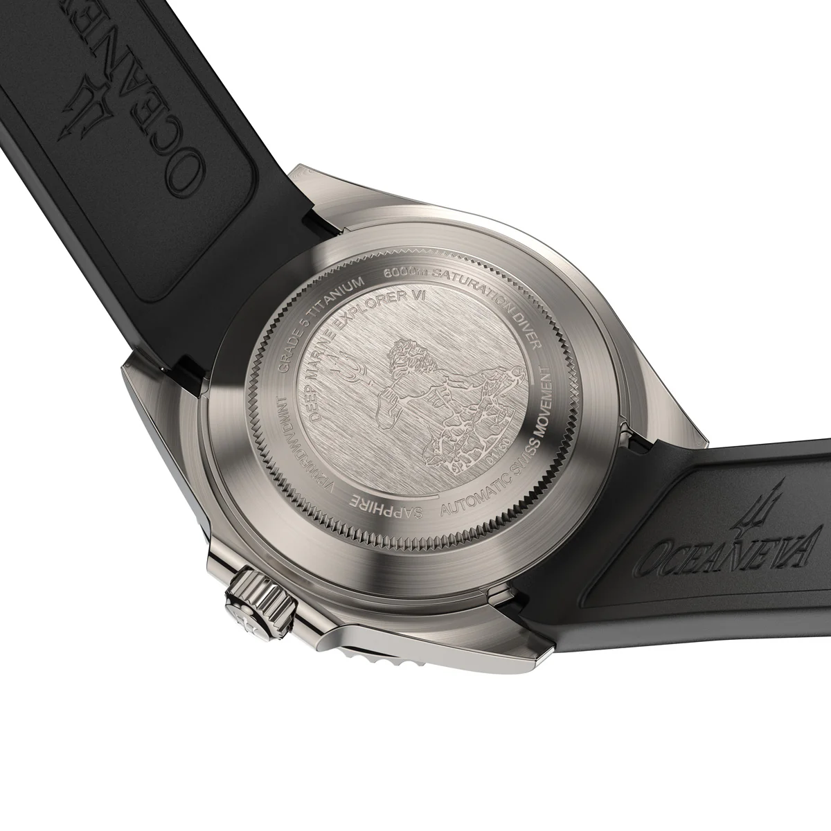 Deep Marine Explorer VI 6000m Grade 5 Titanium 6000m/RedDial | Red Dial - Image 44