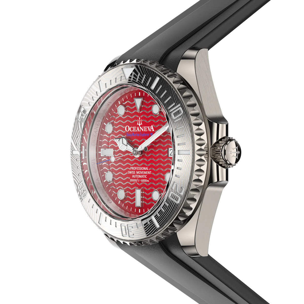 Deep Marine Explorer VI 6000m Grade 5 Titanium 6000m/RedDial | Red Dial - Image 50