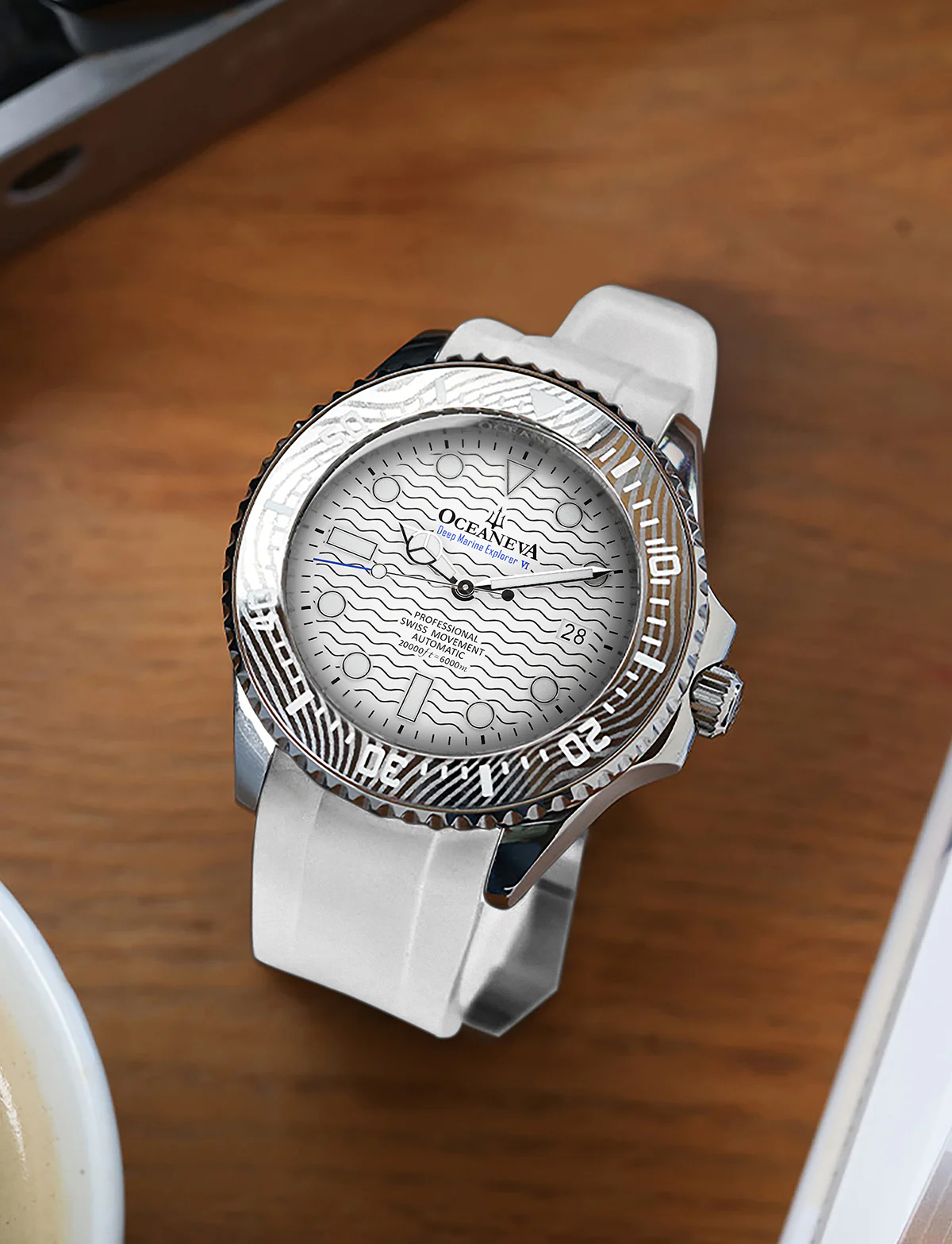 Deep Marine Explorer VI 6000m Grade 5 Titanium 6000m/WhiteDial | White Dial - Image 33