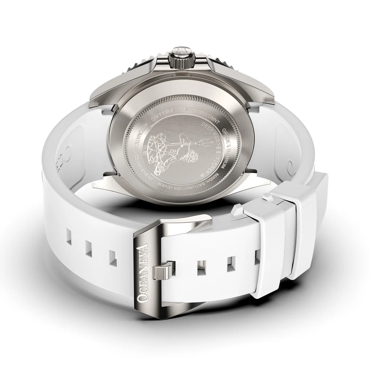 Deep Marine Explorer VI 6000m Grade 5 Titanium 6000m/WhiteDial | White Dial - Image 34