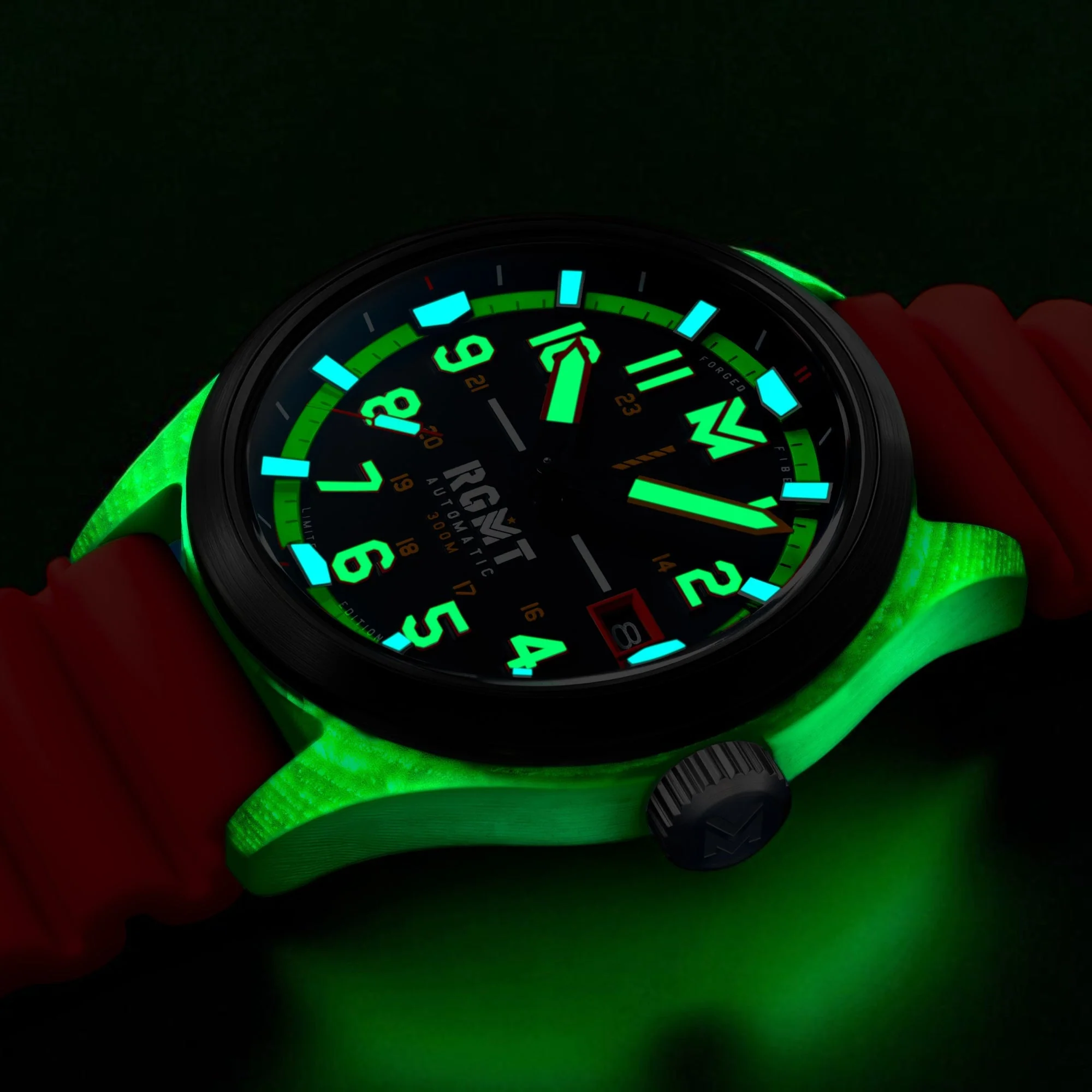 Defender Automatic Limited Edition Black / Silicone | Black Dial - Image 4