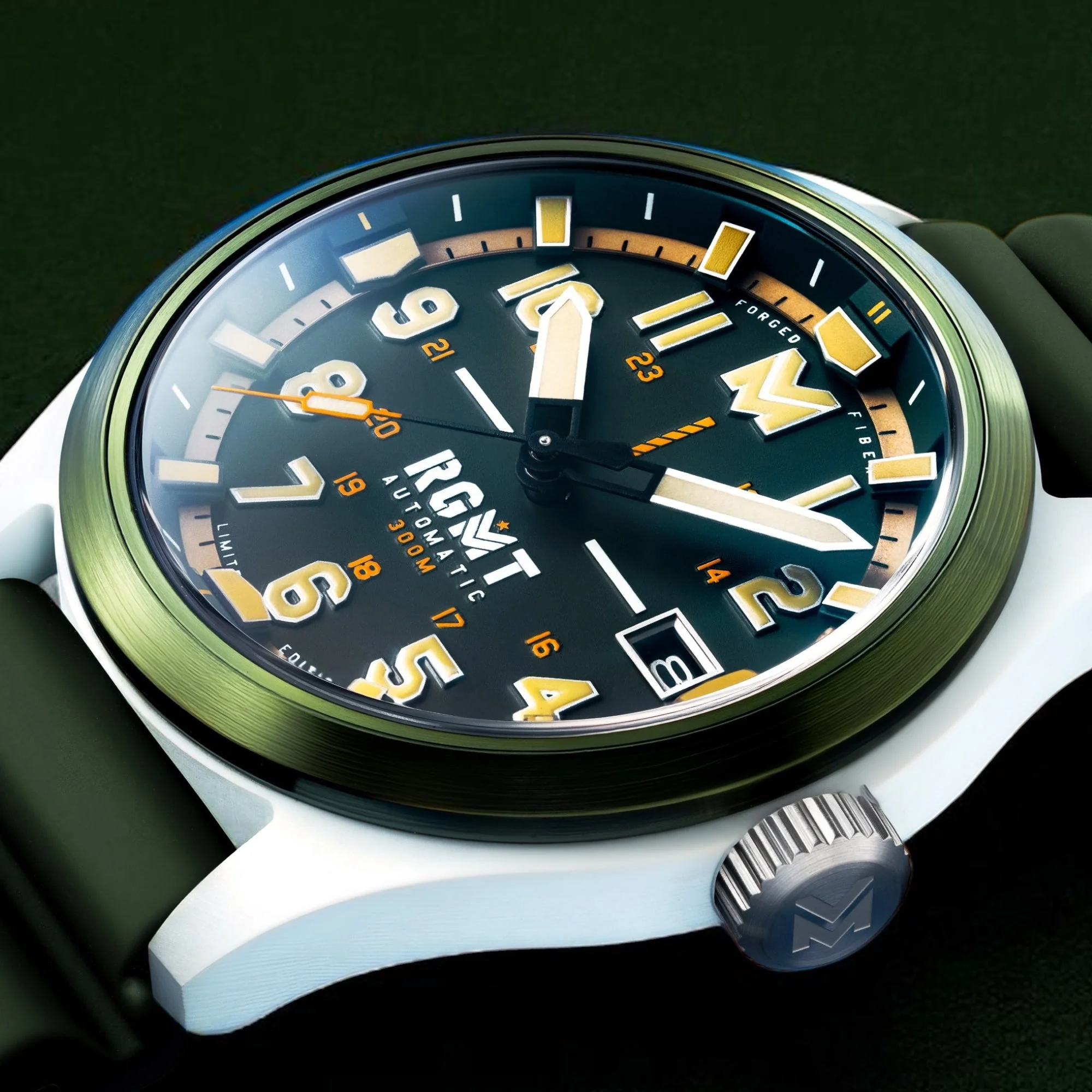 Defender Automatic Limited Edition Green / Silicone | Green Dial - Image 3