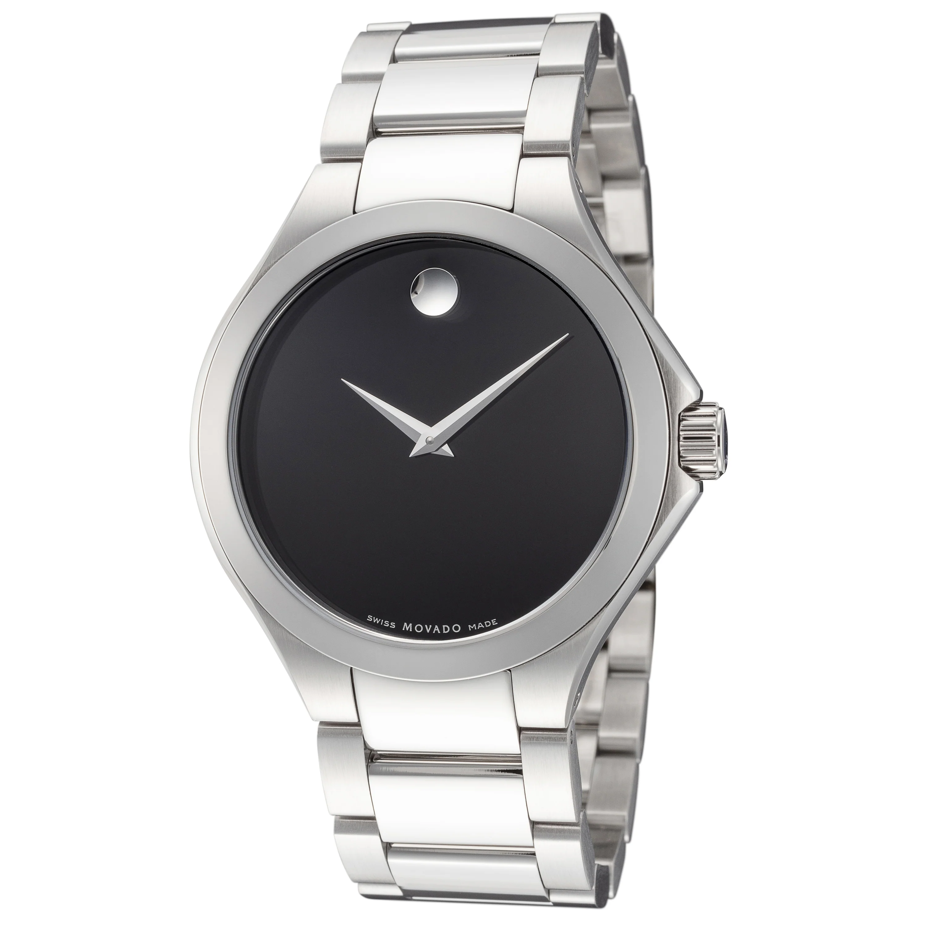 Defio 38mm / Black / Silver | Black Dial