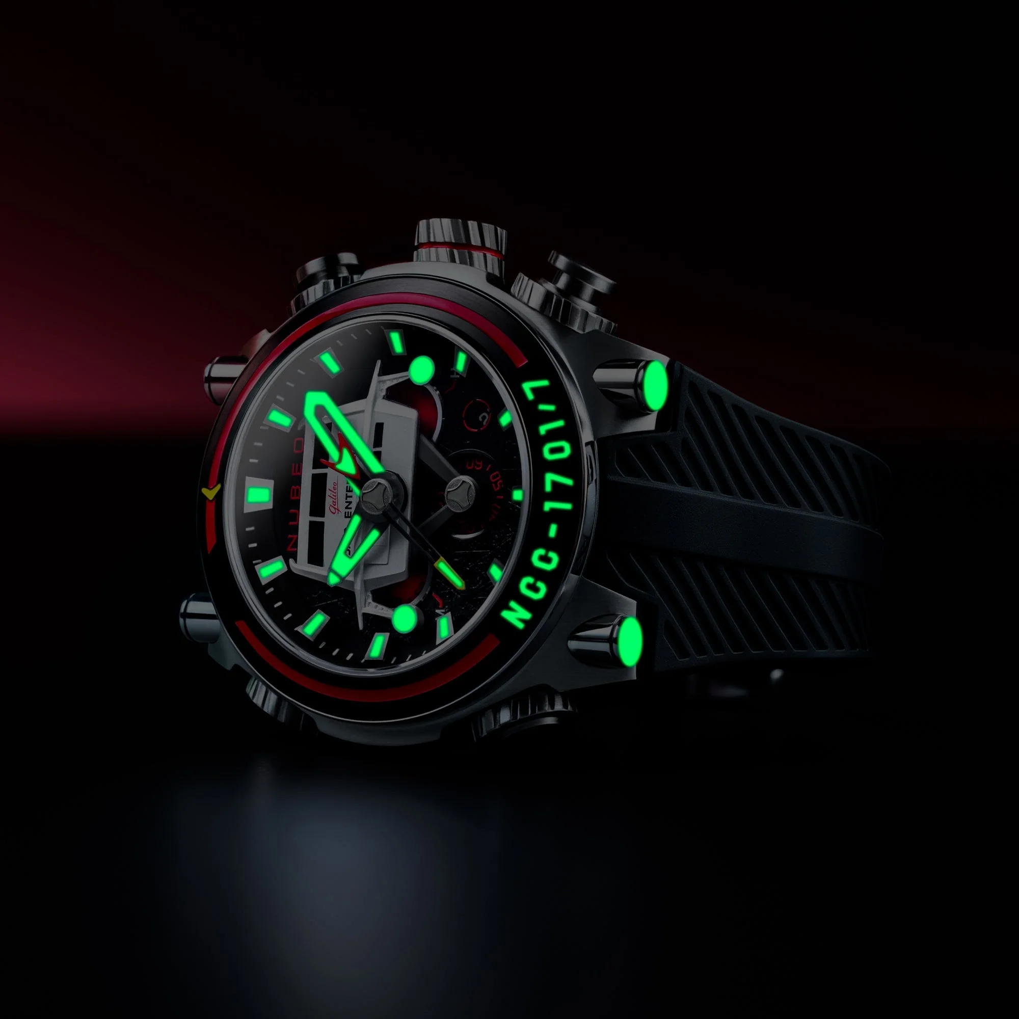 Deimos Chronograph Star Trek Galileo Limited Edition | Black Dial - Image 3
