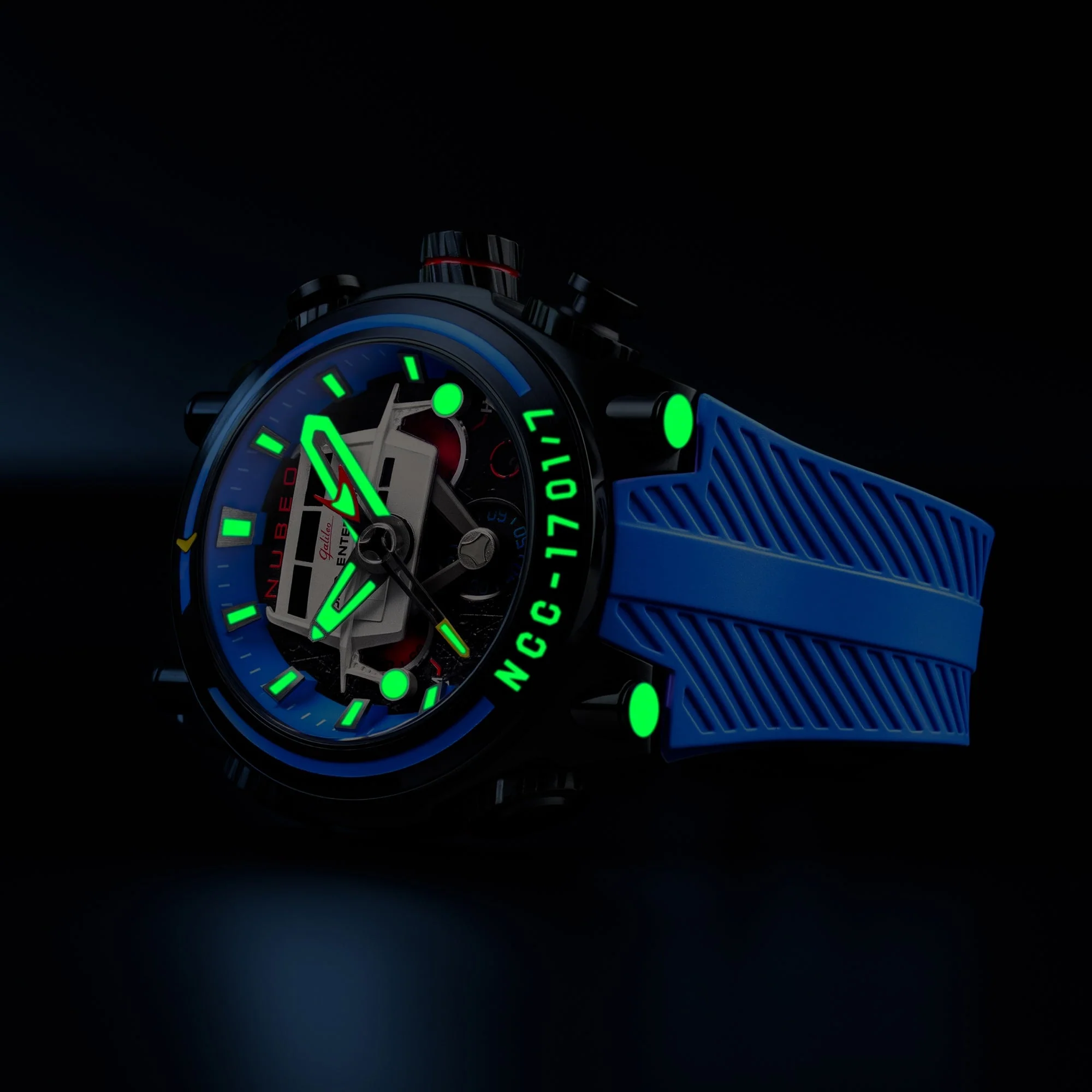 Deimos Chronograph Star Trek Galileo Limited Edition | Blue Dial - Image 3
