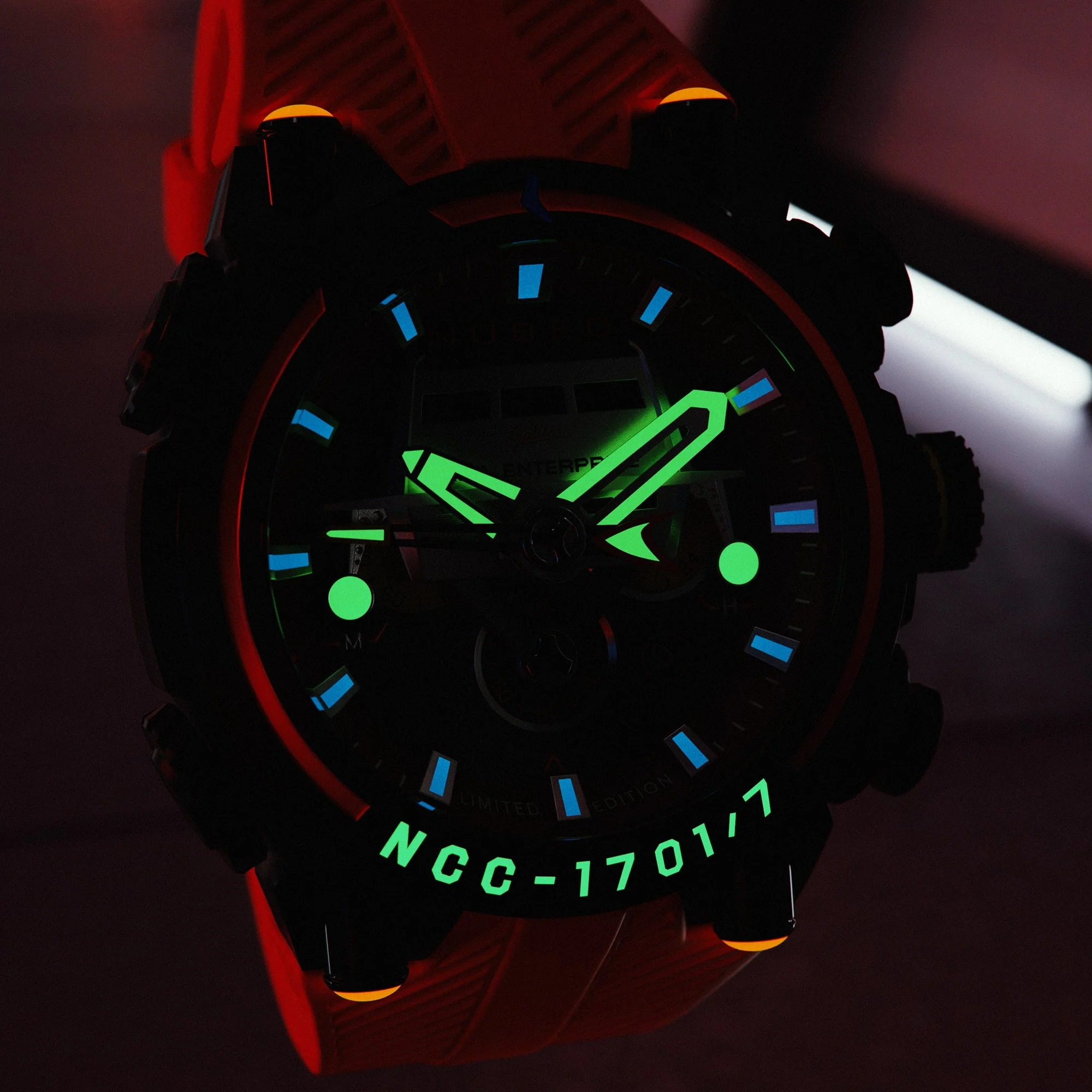 Deimos Chronograph Star Trek Galileo Limited Edition | Red Dial - Image 3
