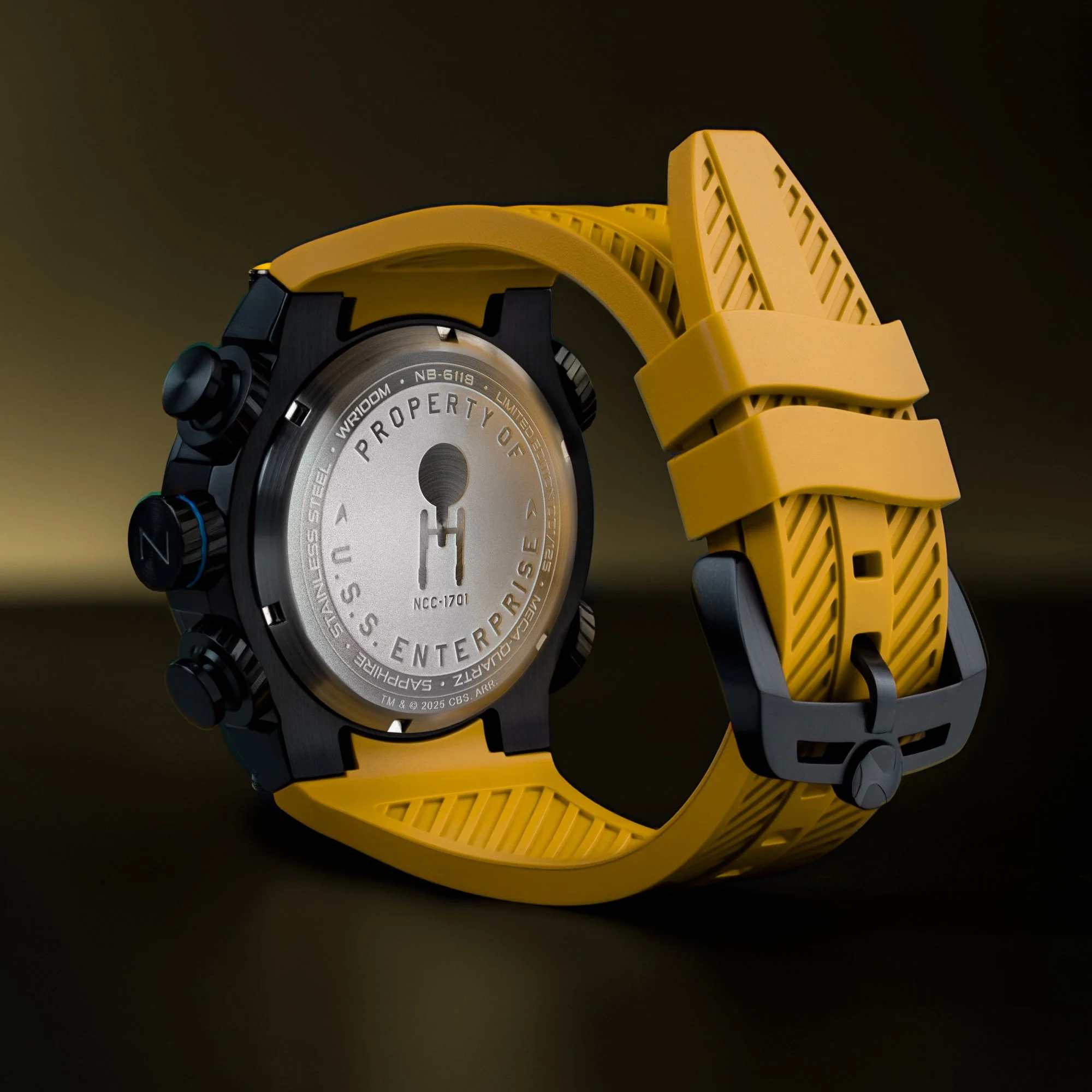 Deimos Chronograph Star Trek Galileo Limited Edition | Yellow Dial - Image 4