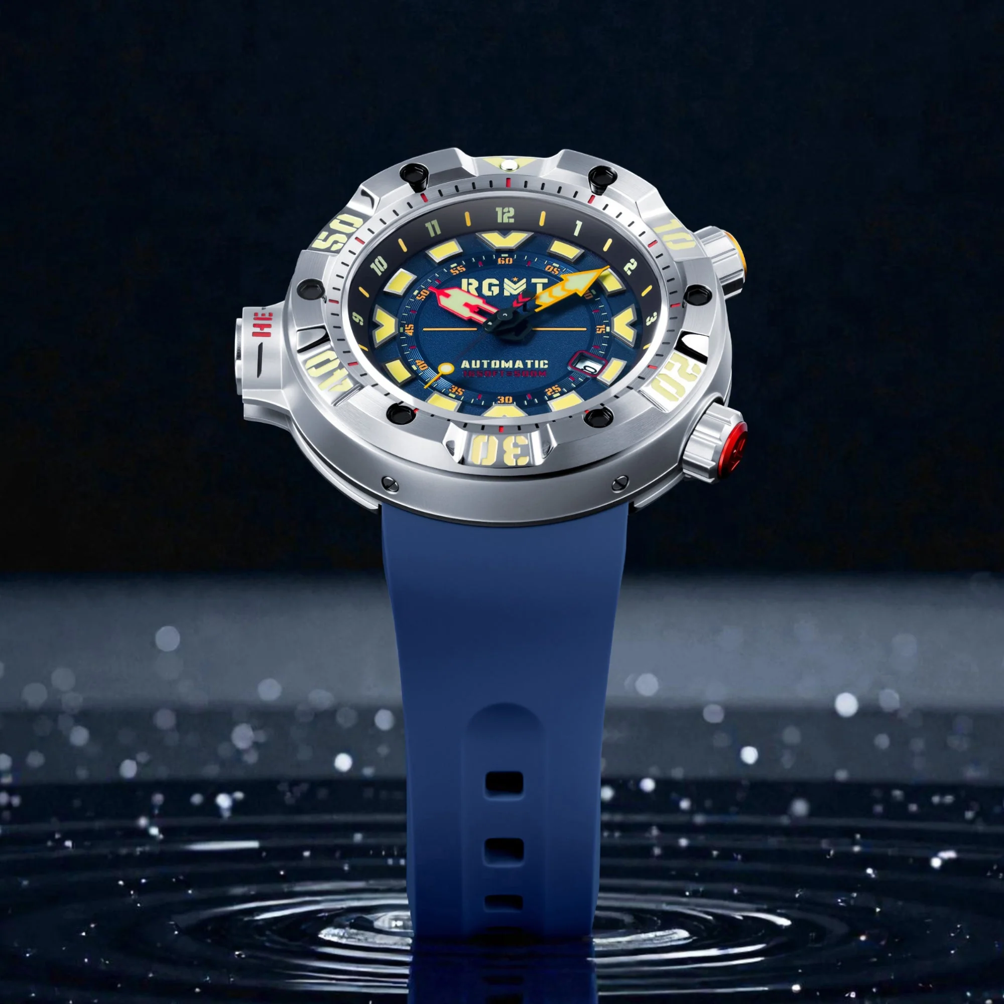 Depth Charge Automatic Blue  / Silicone | Blue Dial - Image 2