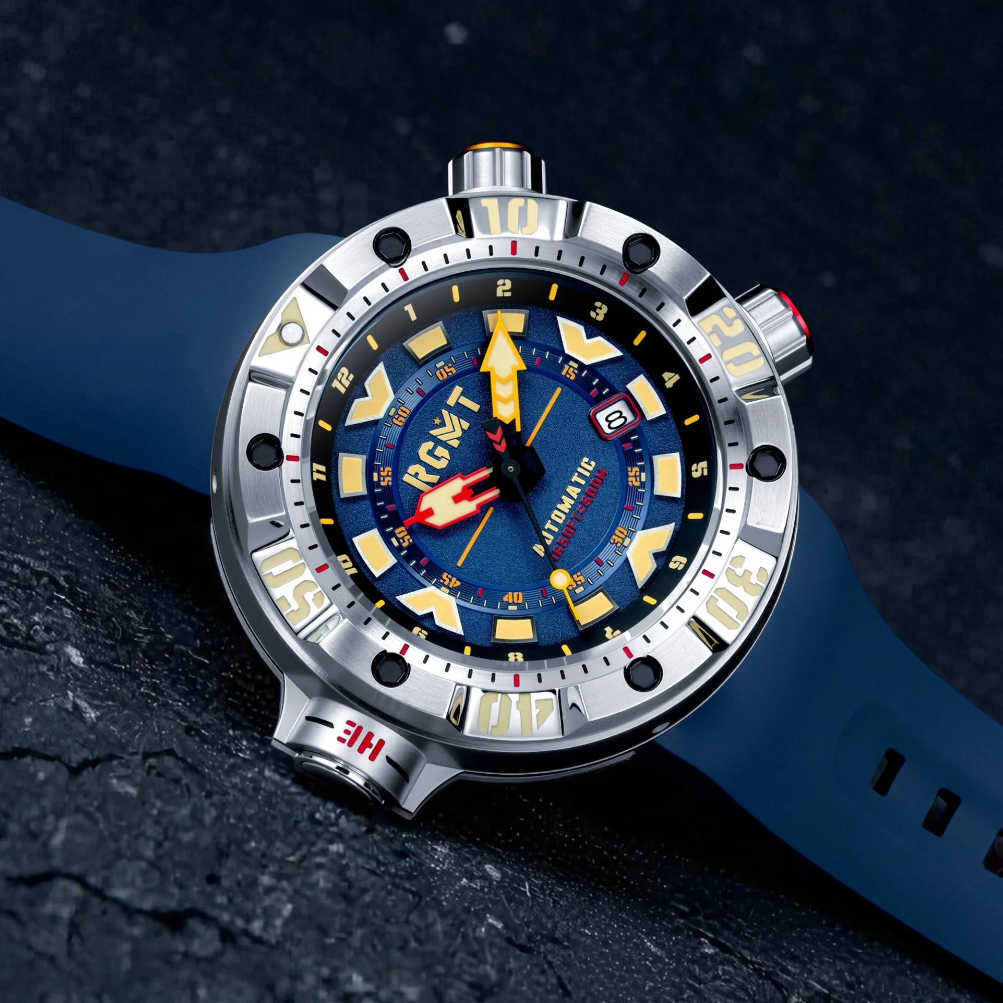 Depth Charge Automatic Blue  / Silicone | Blue Dial - Image 3