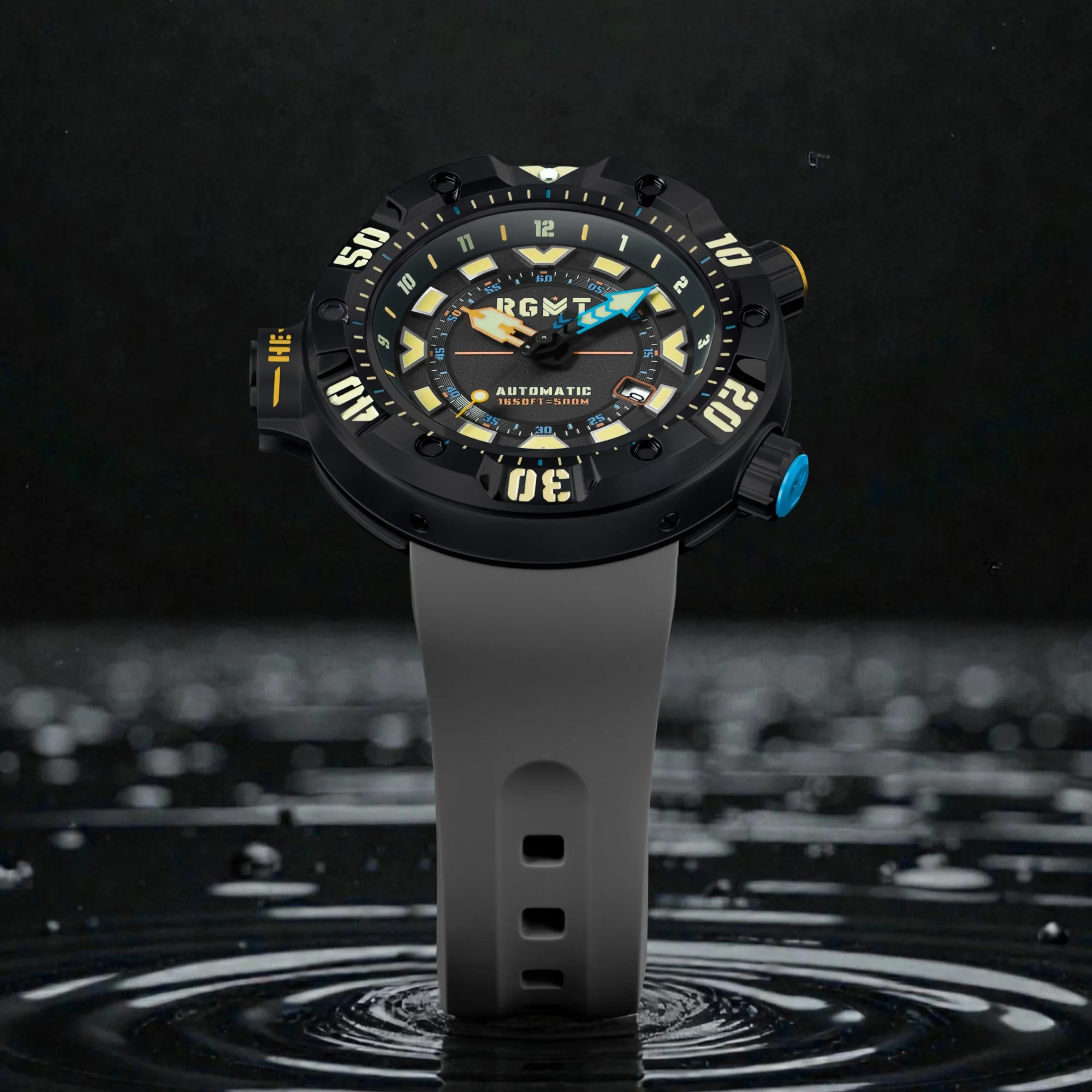 Depth Charge Automatic Gray  / Silicone | Gray Dial - Image 2