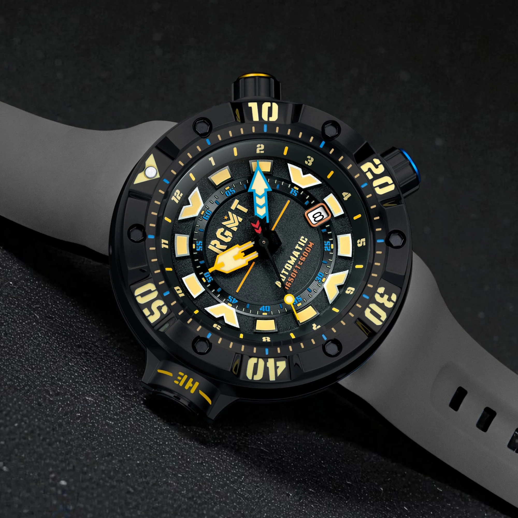 Depth Charge Automatic Gray  / Silicone | Gray Dial - Image 3