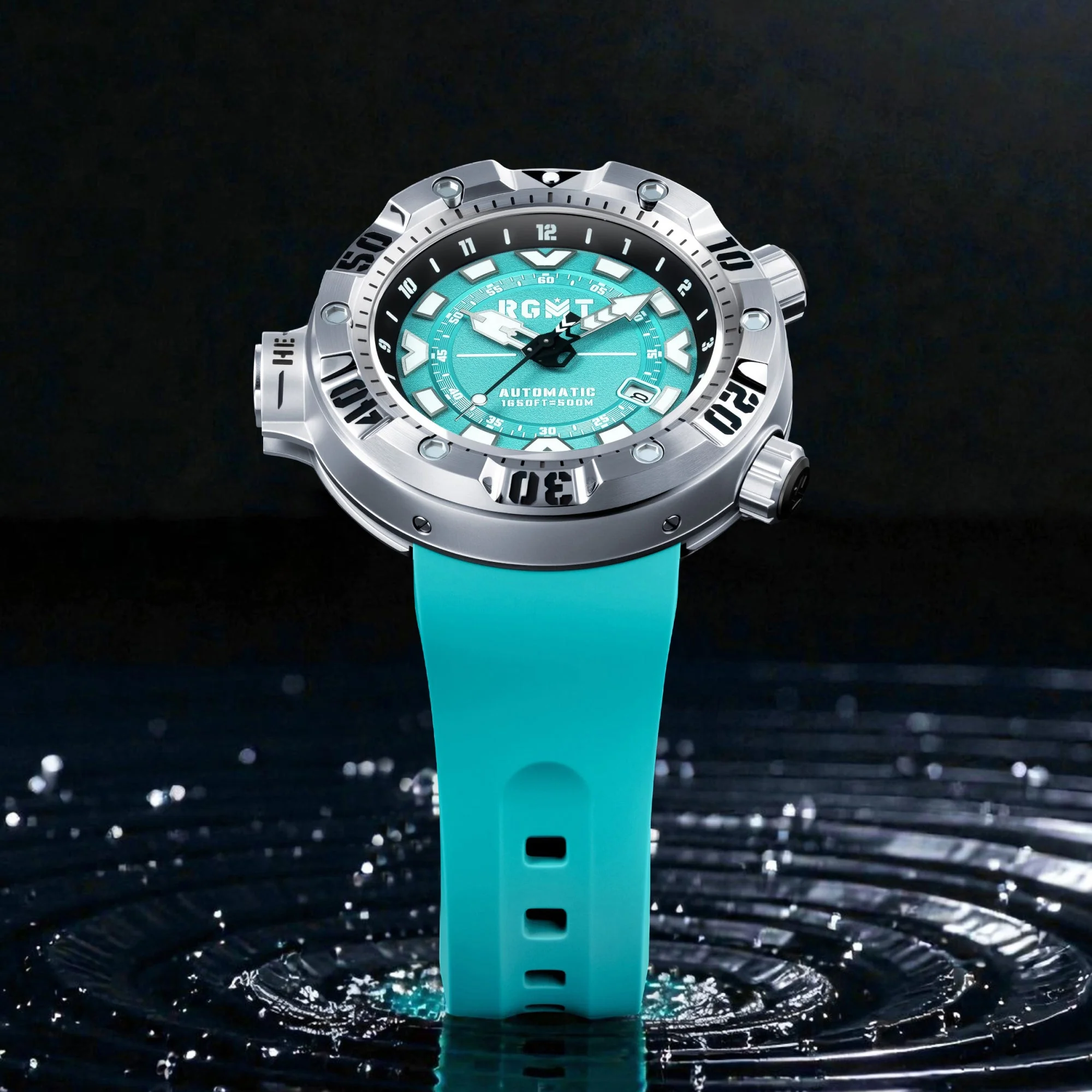Depth Charge Automatic Light Blue  / Silicone | Blue Dial - Image 2