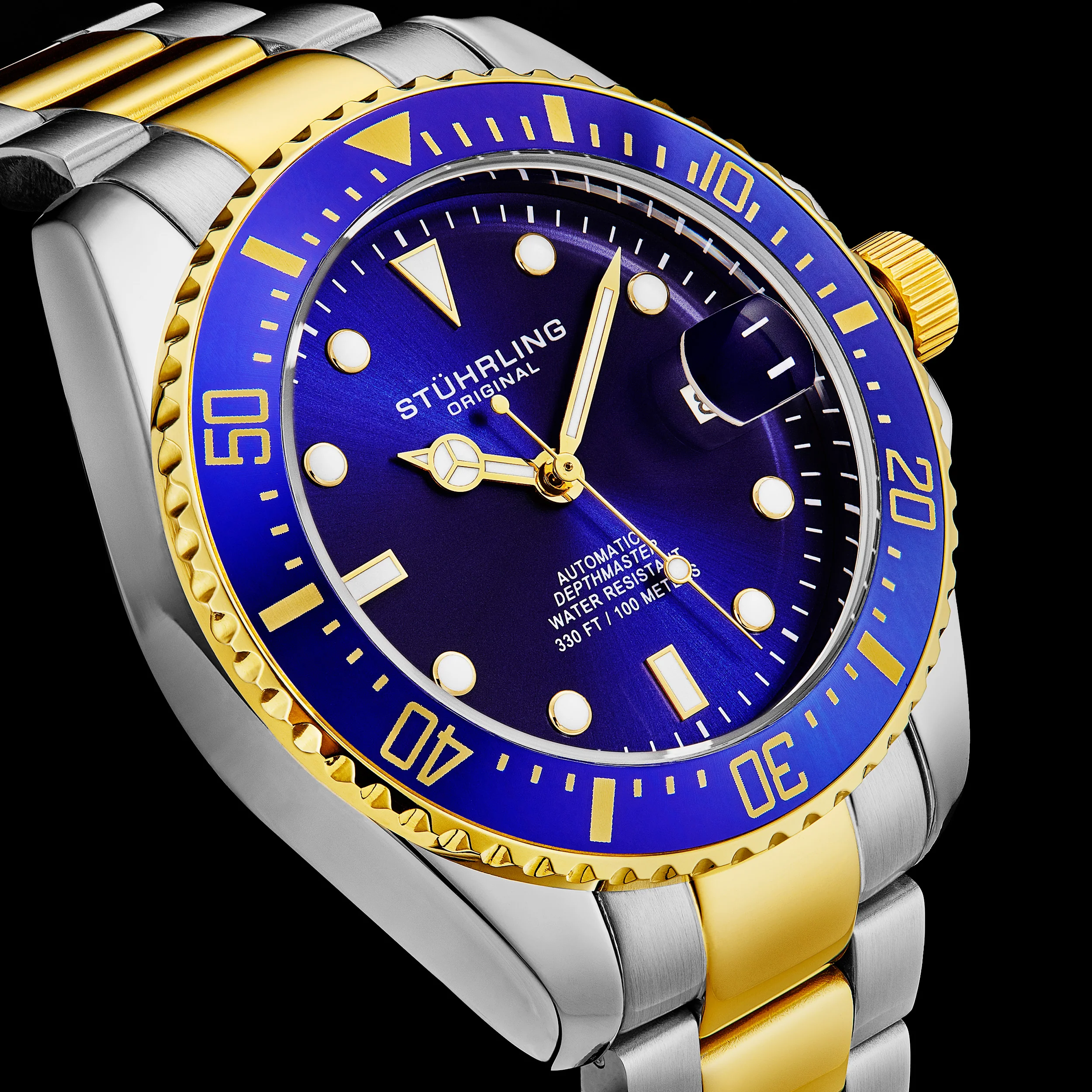 DEPTHMASTER 42MM DIVER Blue and Gold/Stainless Steel | Blue Dial - Image 3
