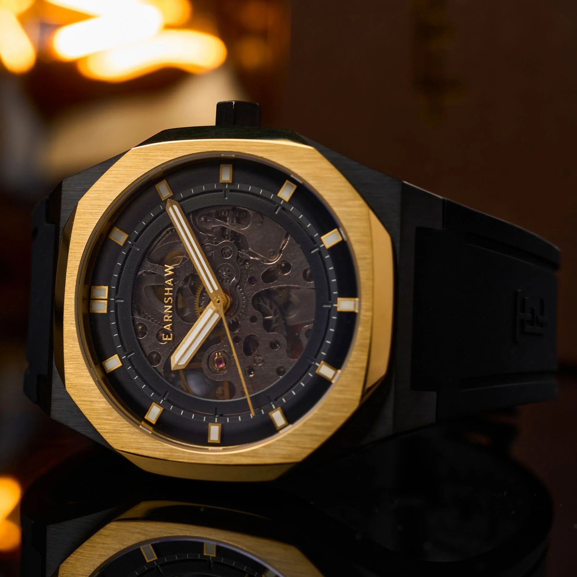Discovery Drake Skeleton Automatic Black / Black Silicone | Black Dial - Image 3