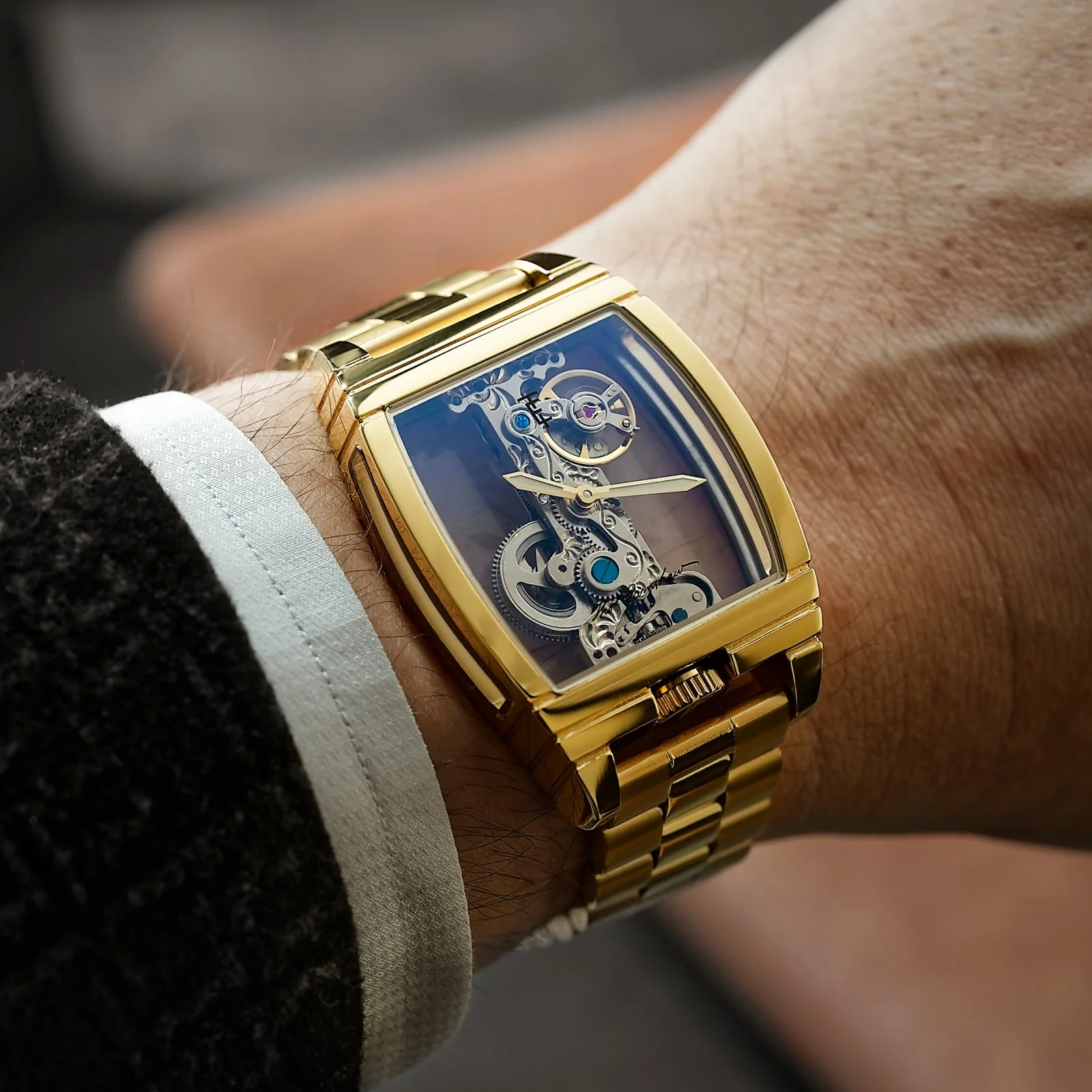 Discovery Wolver Bridge Mechanical Transparent / Stainless Steel | Transparent Dial - Image 2