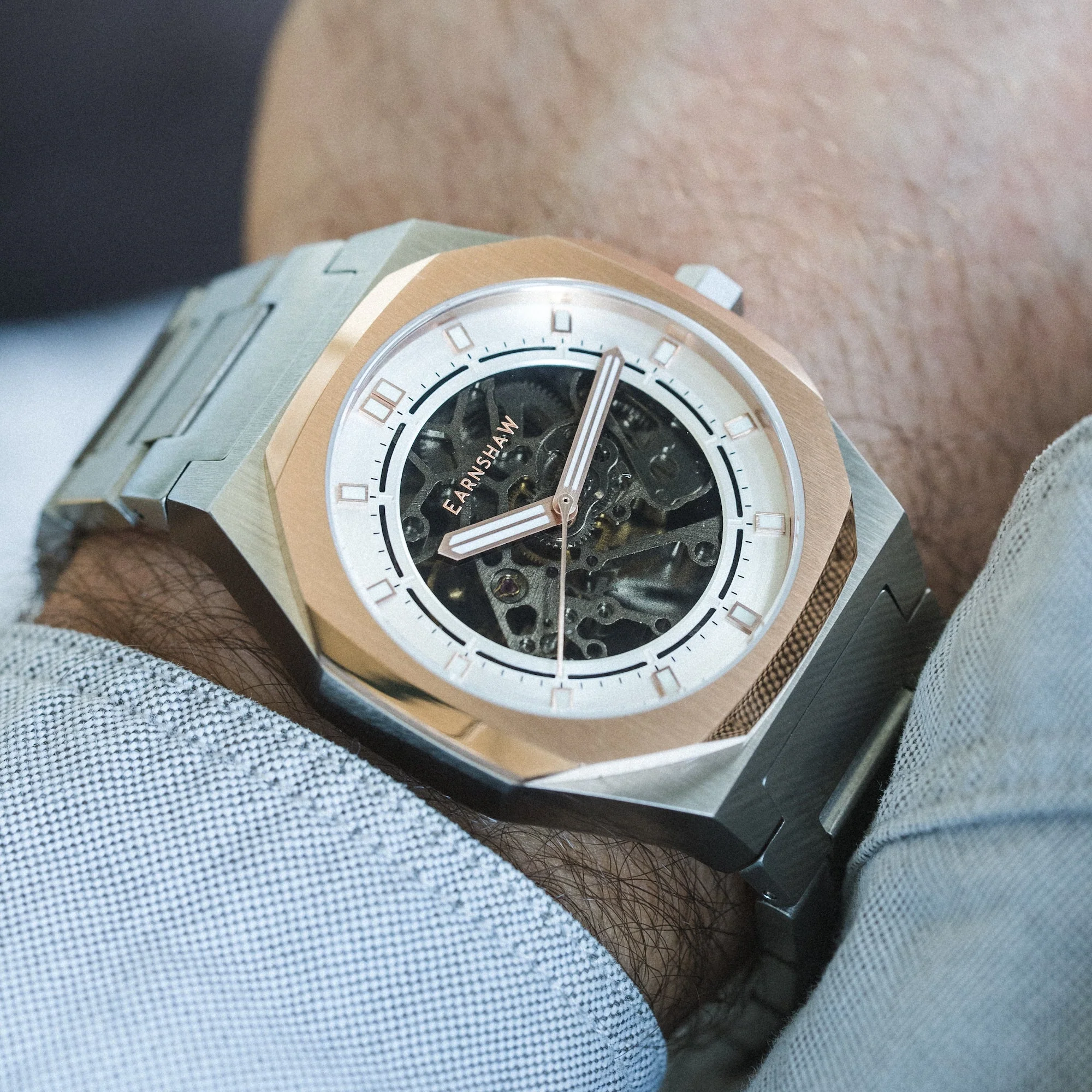 Drake Skeleton  Automatic White Dial / Stainless Steel | White Dial - Image 3