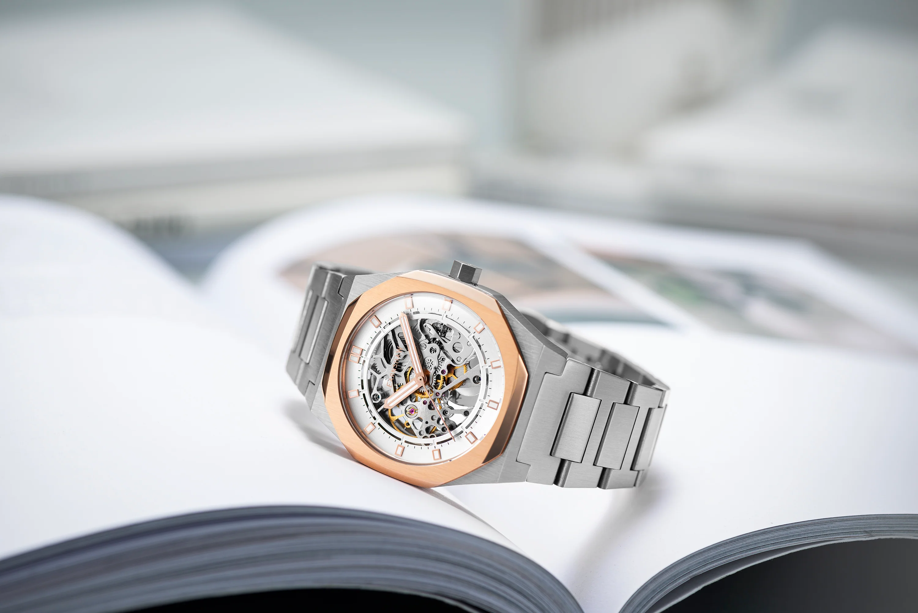 Drake Skeleton  Automatic White Dial / Stainless Steel | White Dial - Image 8