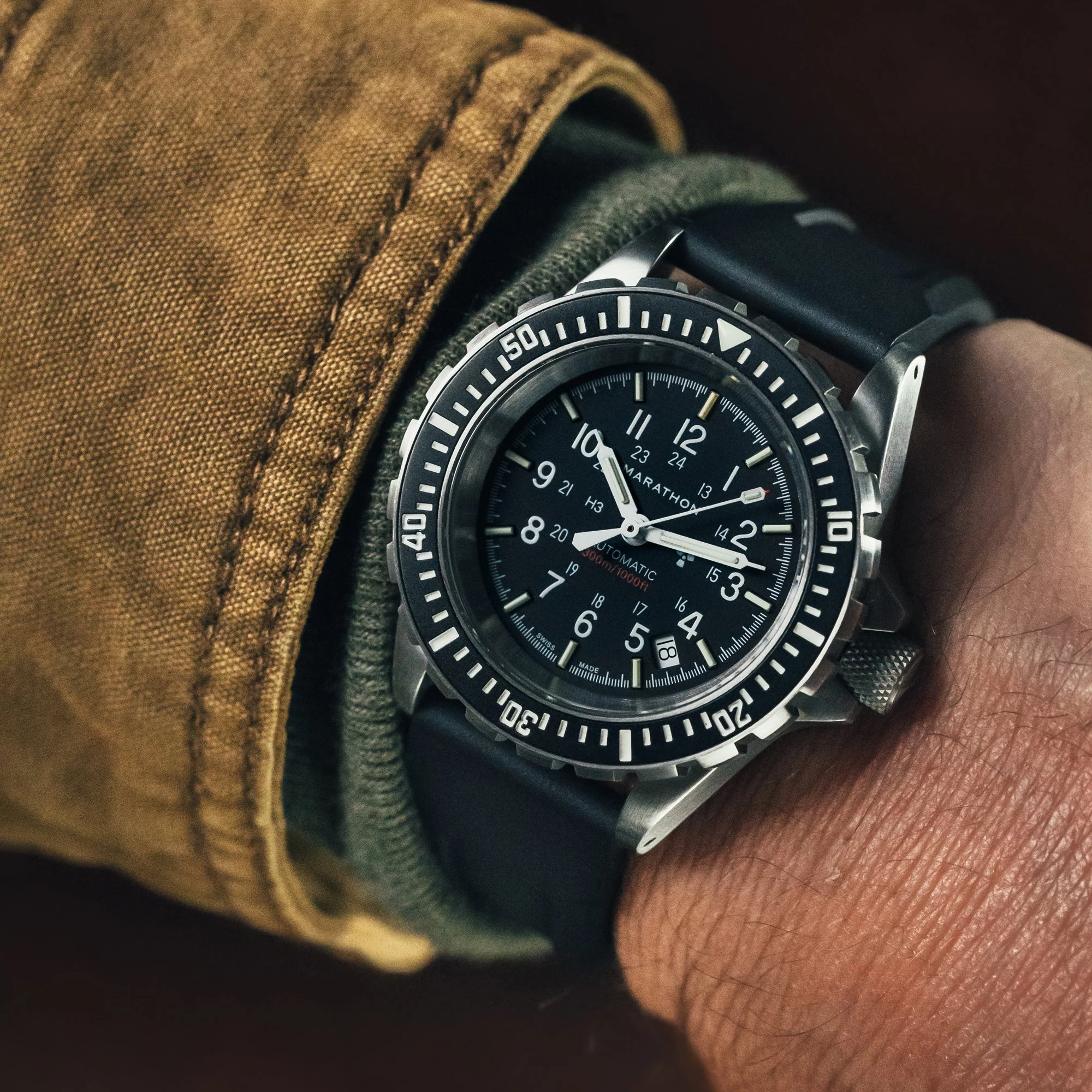 Dive SS/BKSS 3PC RUBBER (WW194006SS-0030) | Black Dial - Image 4