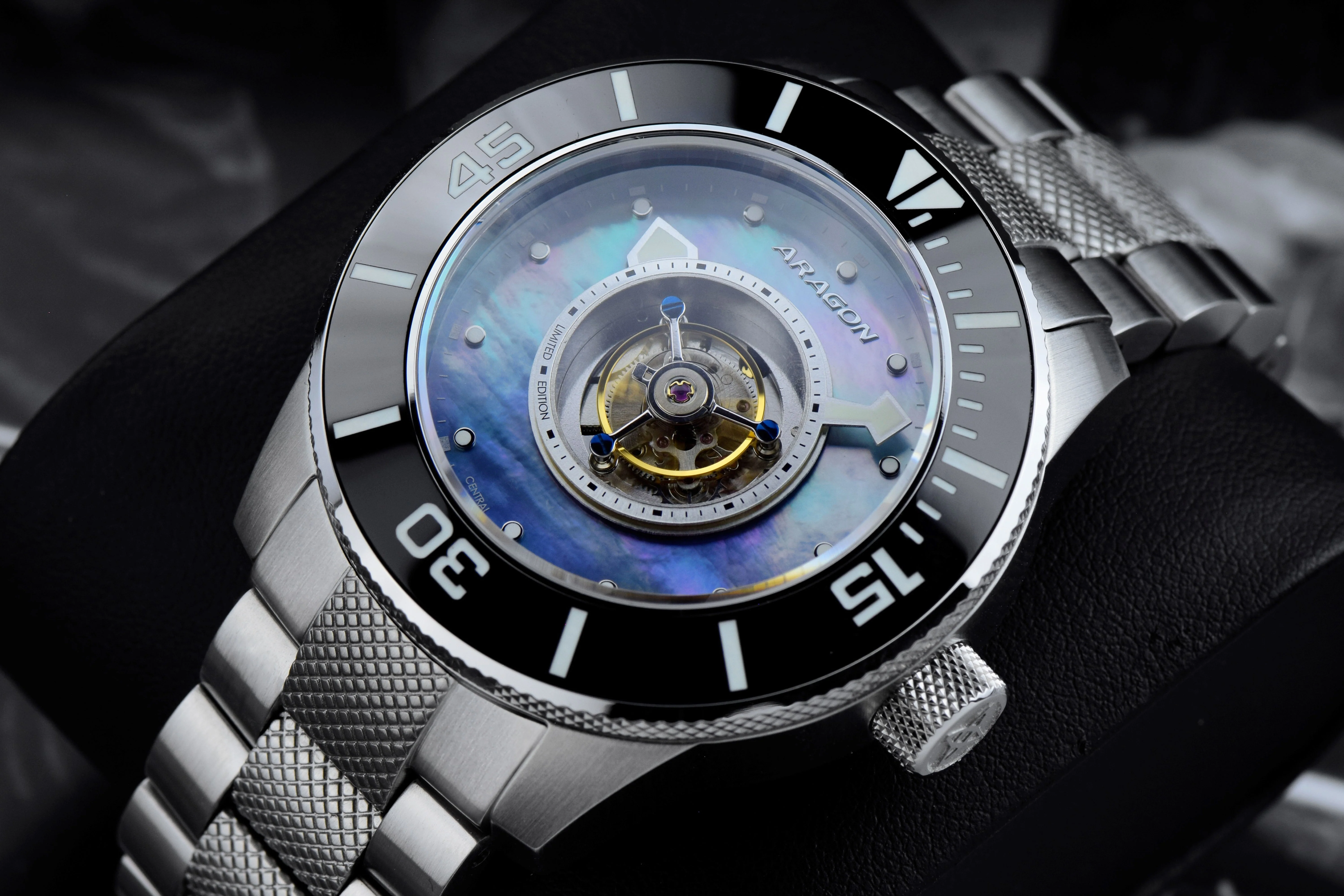 Divemaster Central Tourbillon Automatic 45mm - Mother of Pearl Dial | Mother of Pearl Dial - Image 2