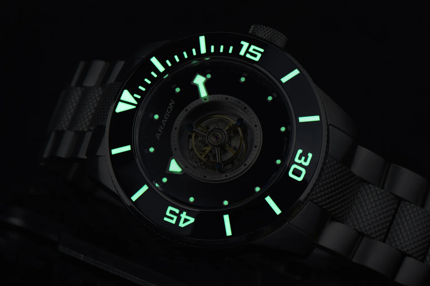 Divemaster Central Tourbillon Automatic 45mm - Mother of Pearl Dial | Mother of Pearl Dial - Image 4