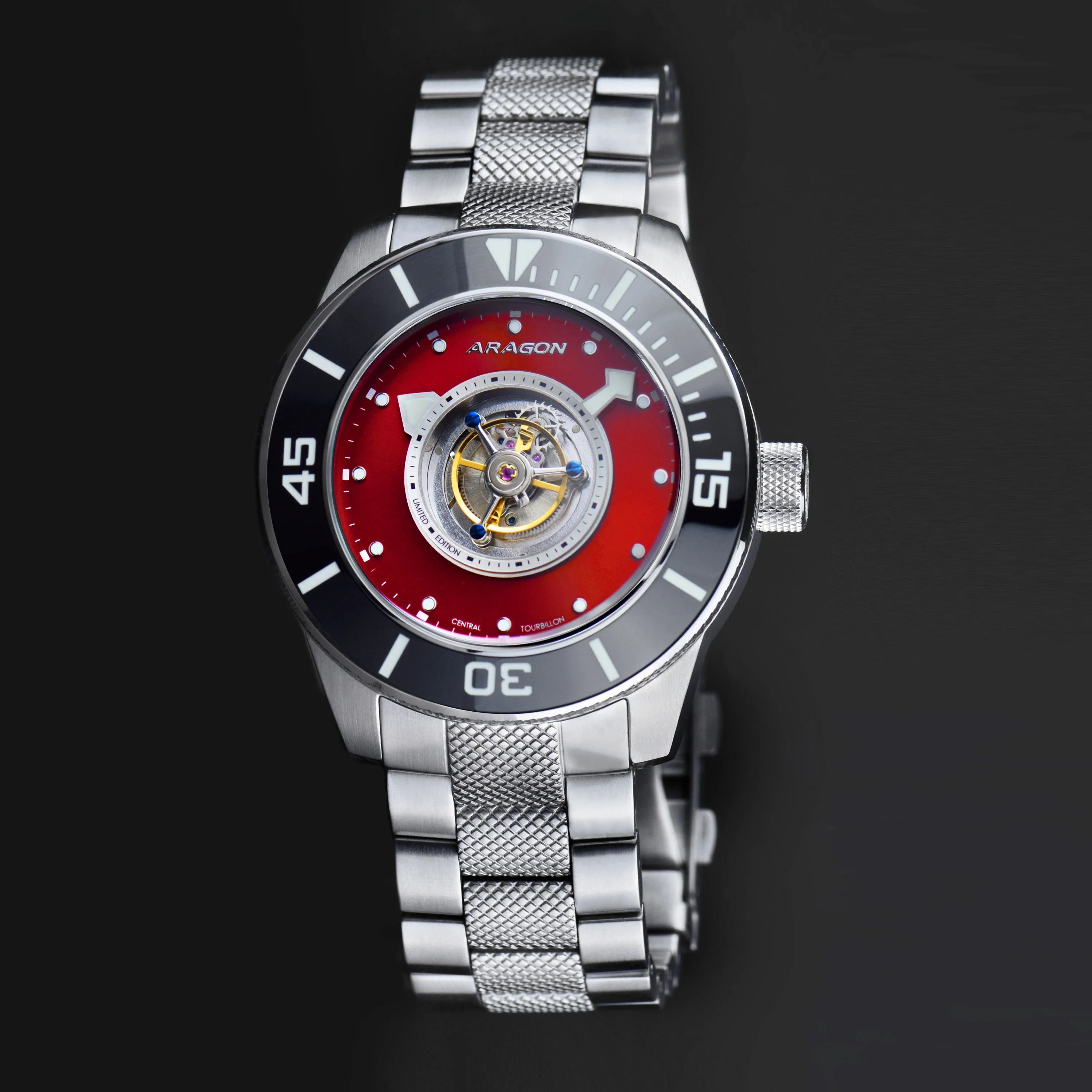 Divemaster Central Tourbillon Automatic 50mm - Red Dial | Red Dial