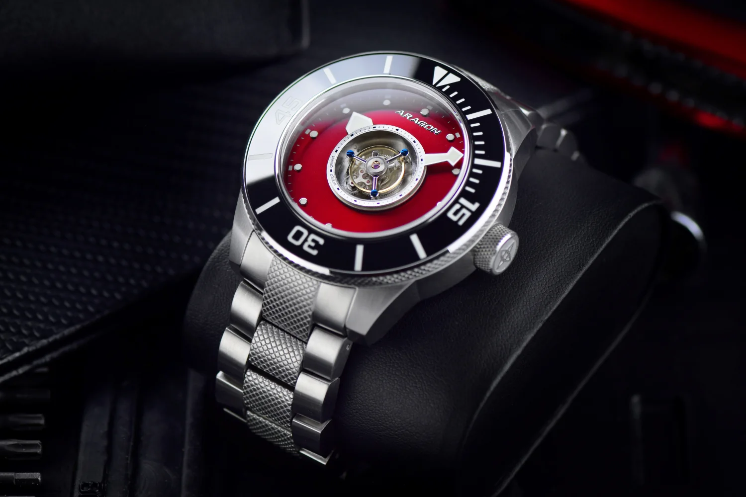 Divemaster Central Tourbillon Automatic 50mm - Red Dial | Red Dial - Image 2