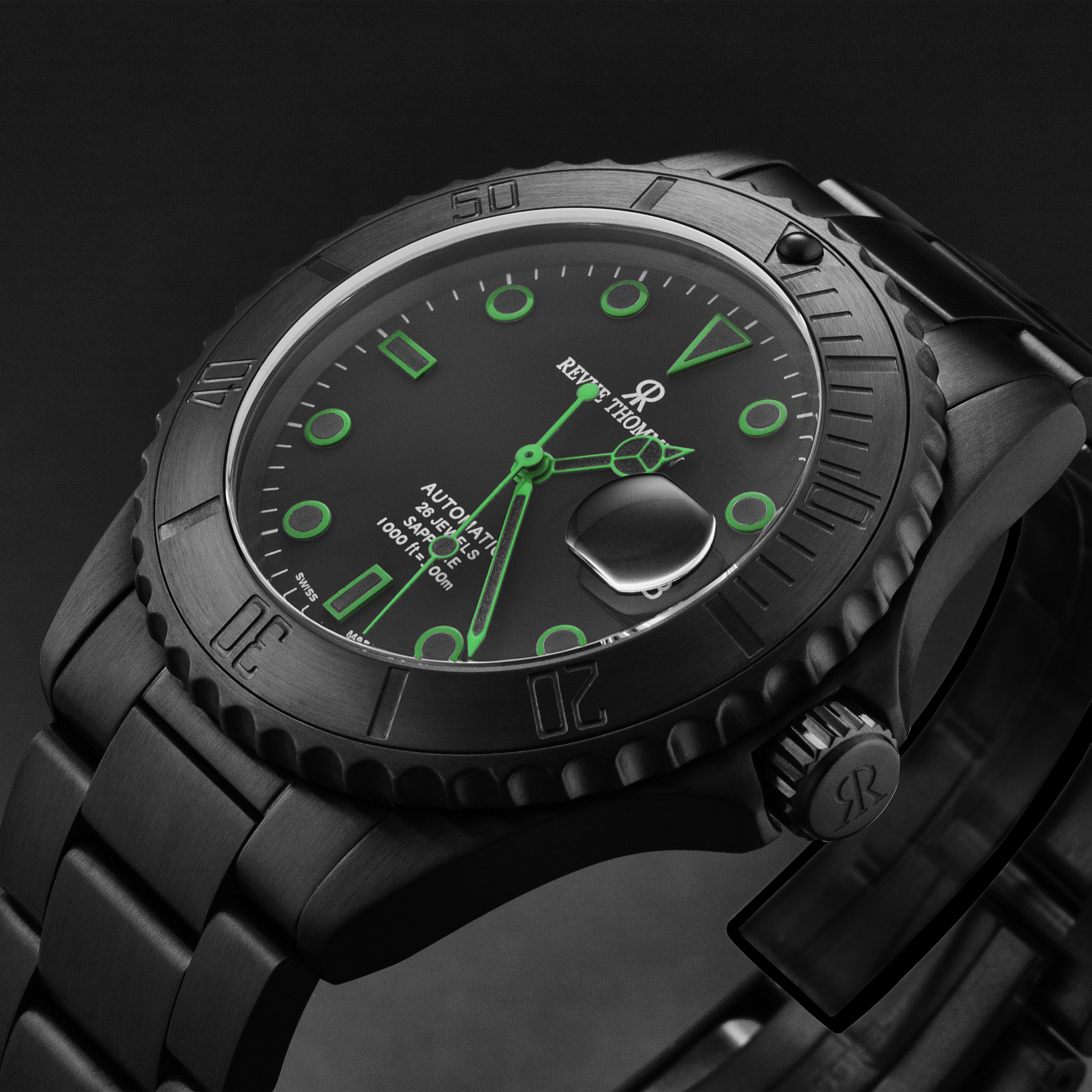 Diver 17571.2674 / Black | Black Dial - Image 4