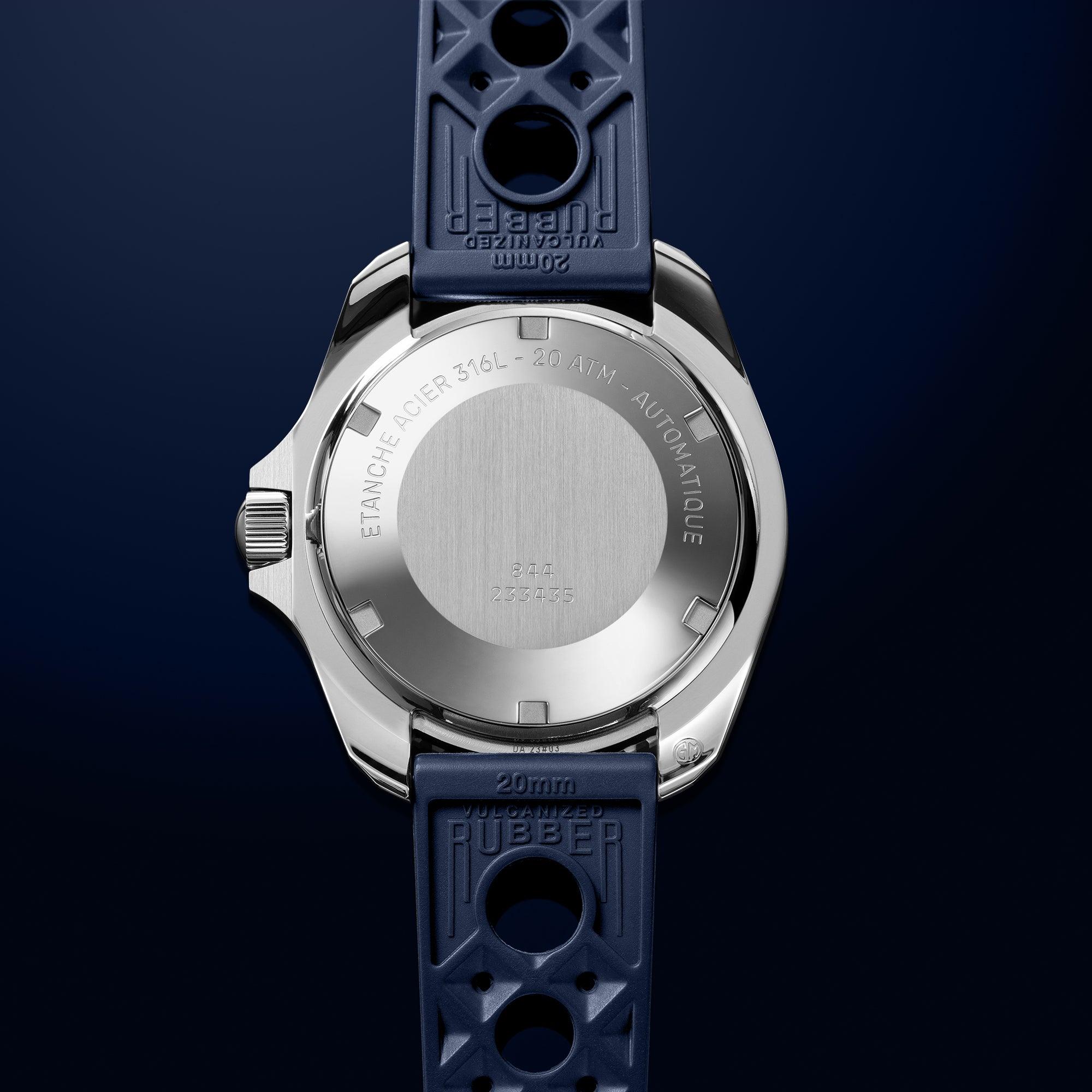 Diver 200M Automatic Diving Watch - Blue | Black Dial - Image 4