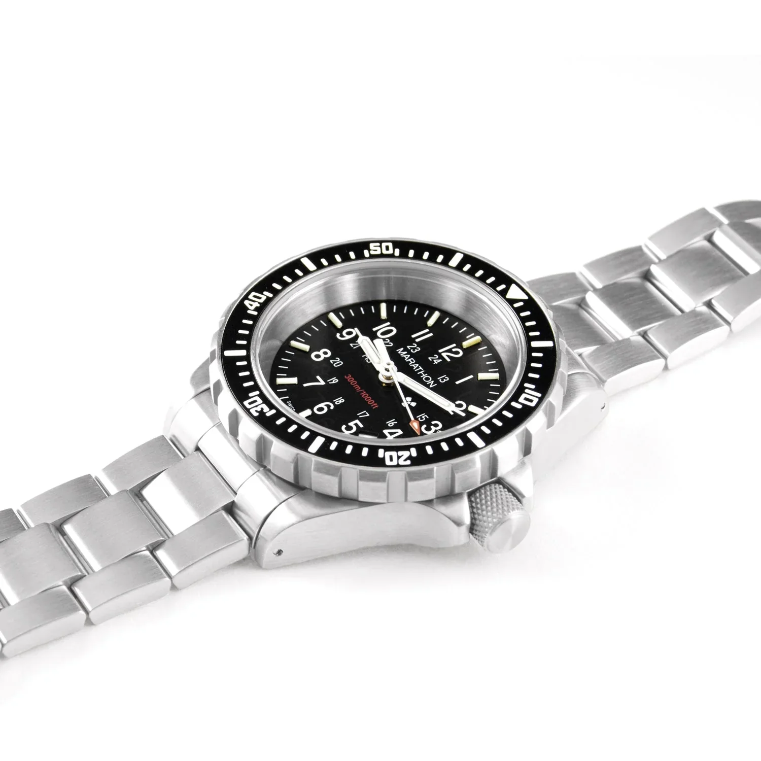 Divers Quartz Black NGM/Steel Bracelet Matte Black Dial - Image 4