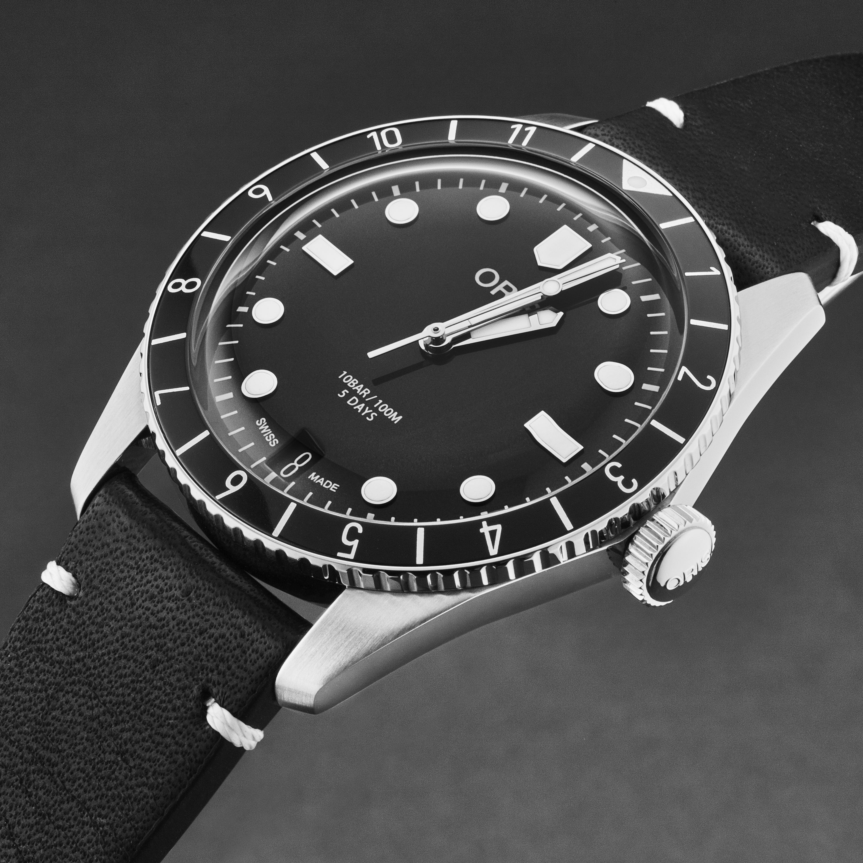 DIVERS SIXTY-FIVE 40077724054LS / Black | Black Dial - Image 2