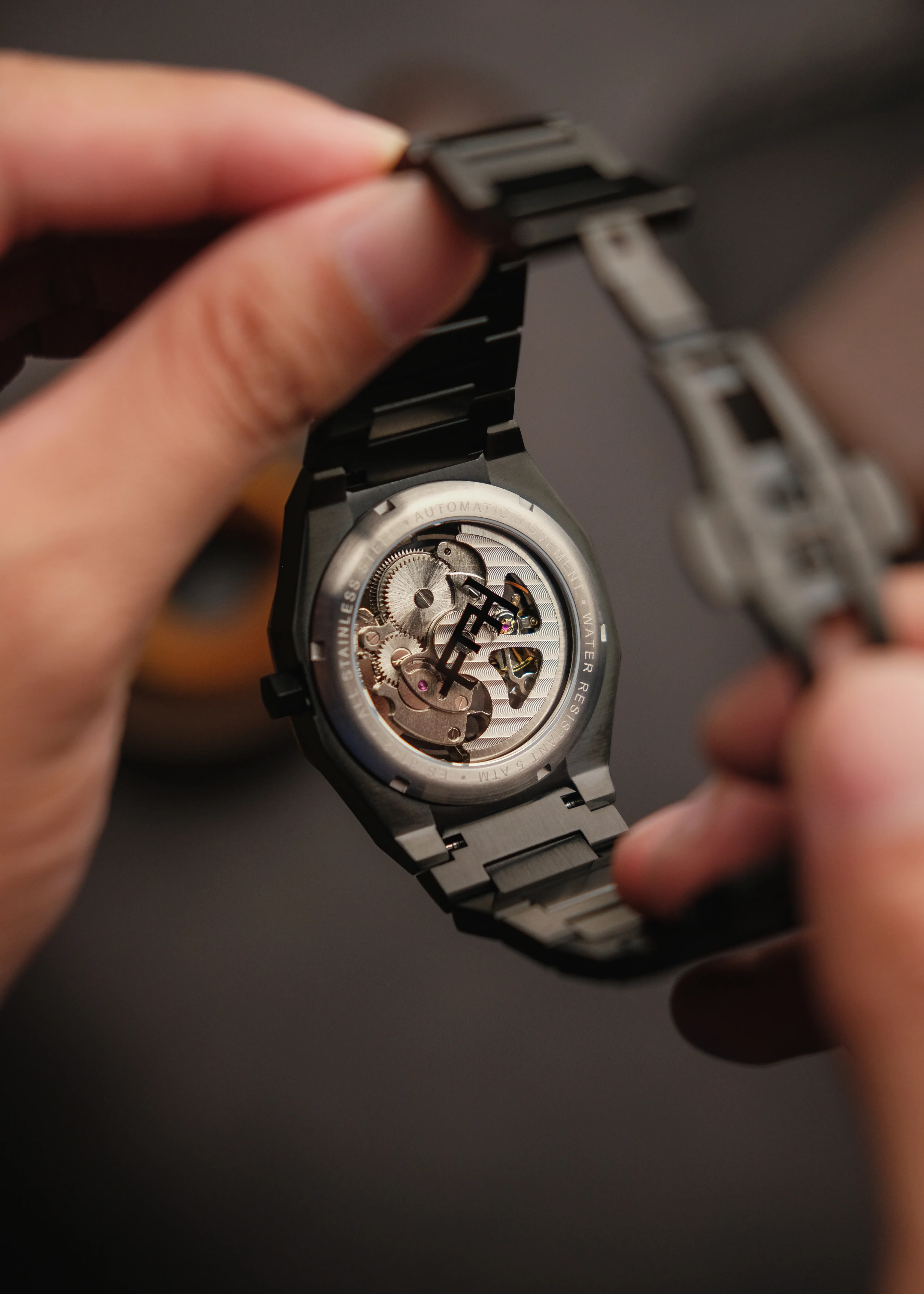 Drake Skeleton  Automatic Black Dial / Stainless Steel | Black Dial - Image 2