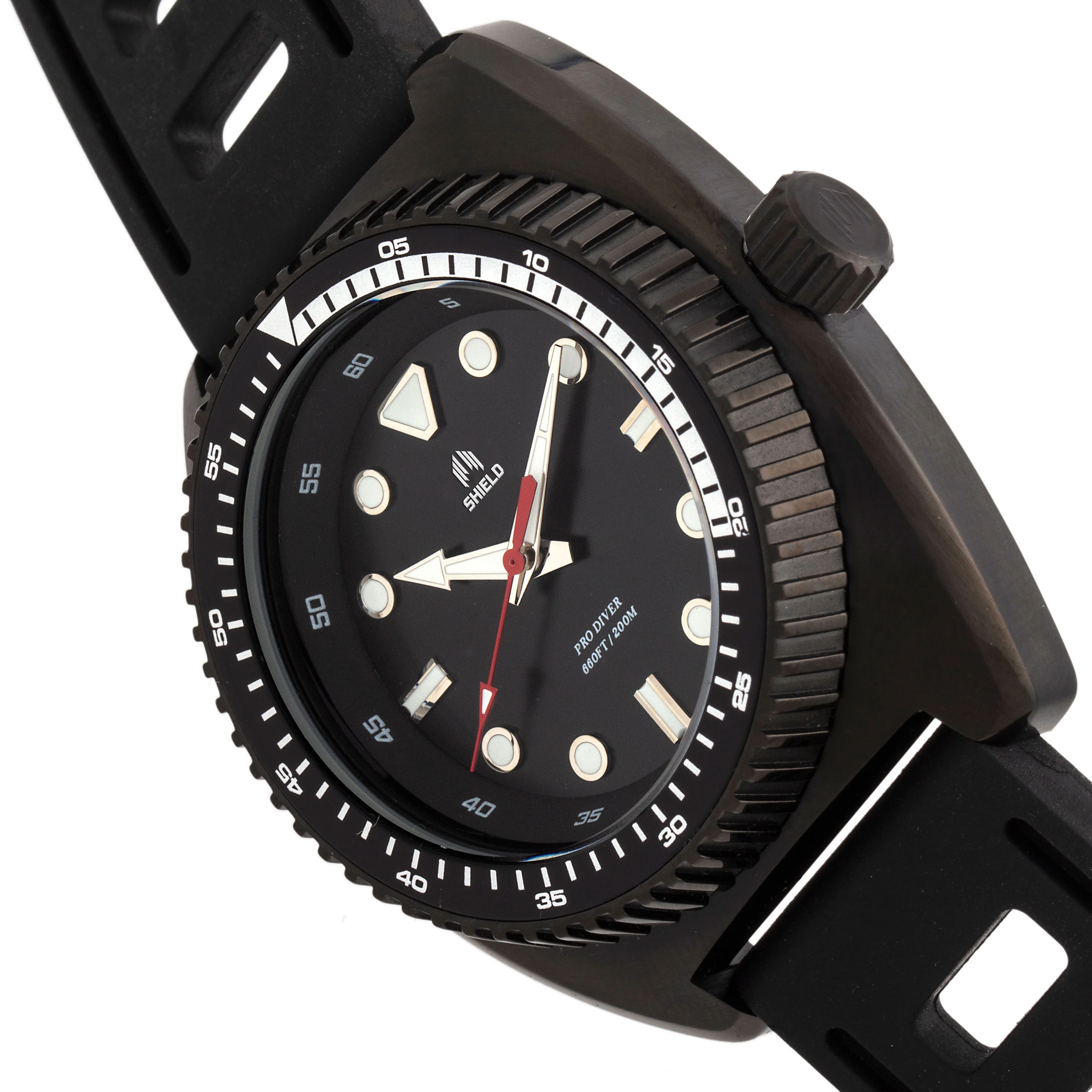 Dreyer Pro Diver 20ATM, Swiss Super Lume Black | Black Dial - Image 3
