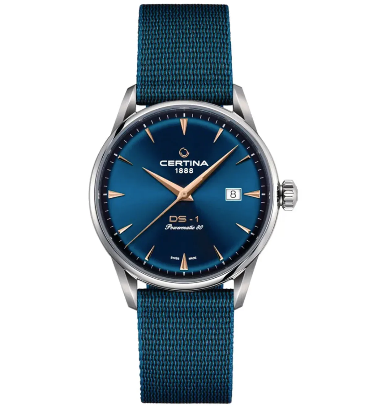 DS-1 Powermatic 80 Blue | Blue Dial - Image 3