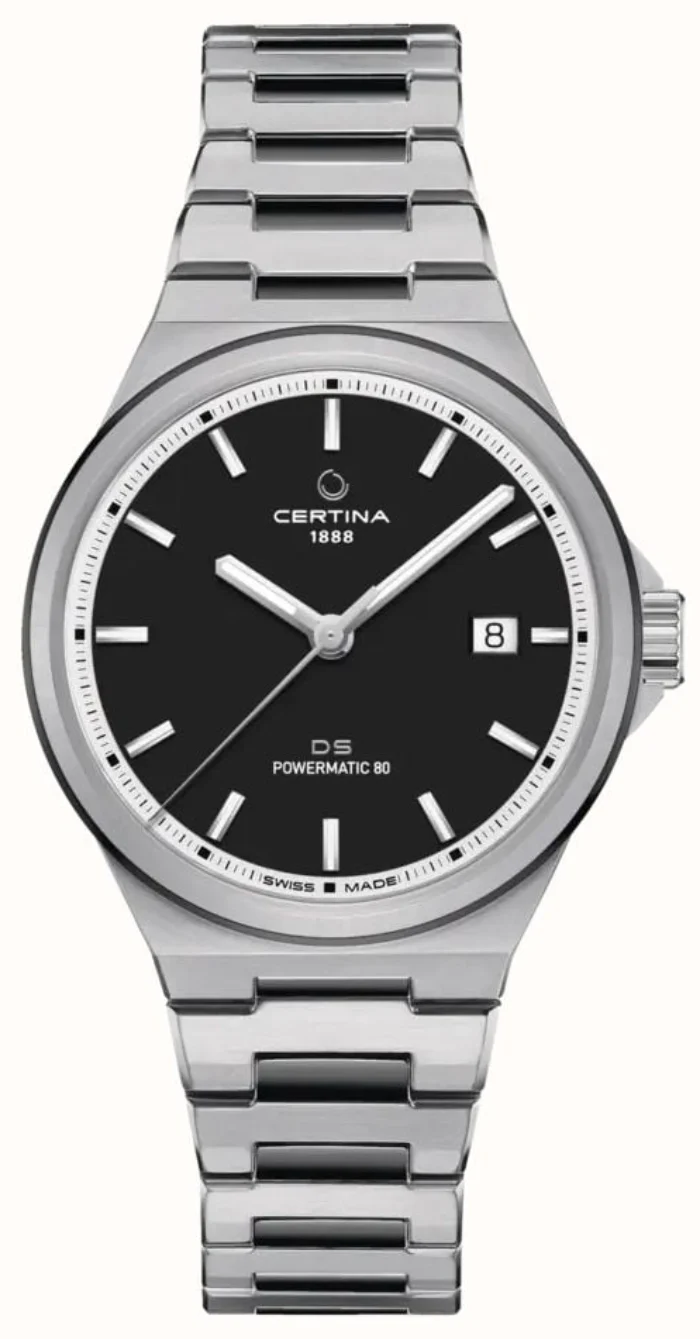 DS-7 Powermatic 80 Black Dial | Black Dial - Image 4
