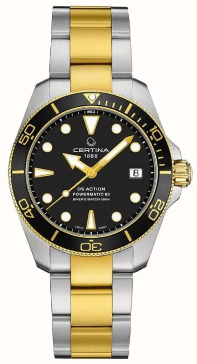 DS Action Diver 38mm Powermatic 80 Black Dial - Image 2