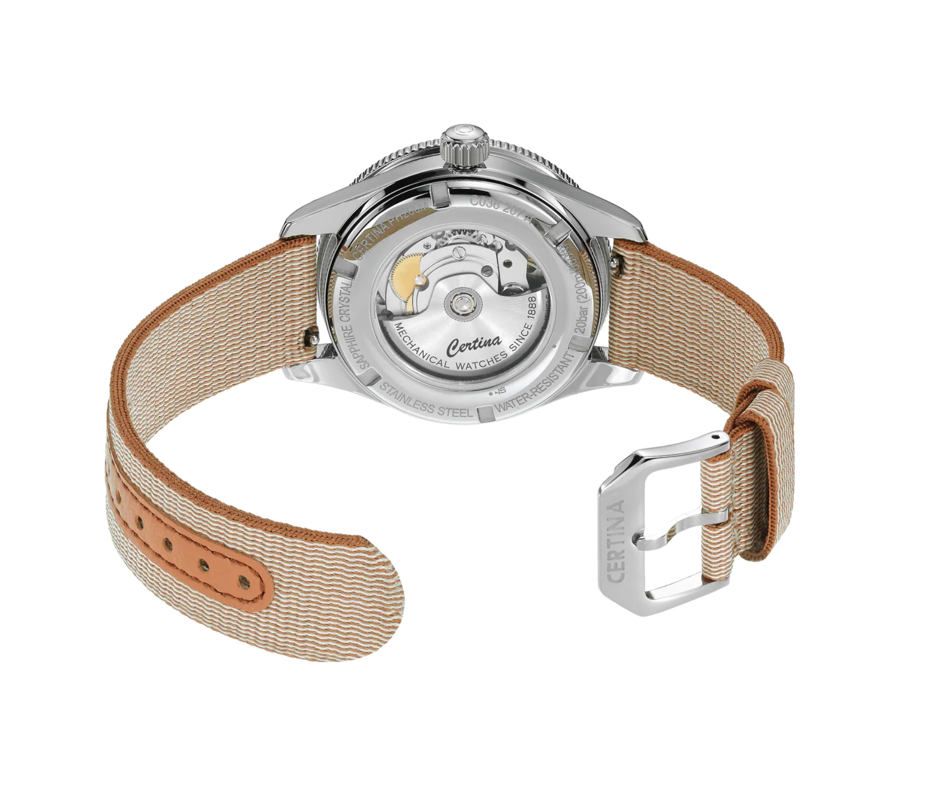 DS PH200M 39mm Powermatic 80 Mother of Pearl Diamond Dial | White Dial - Image 3