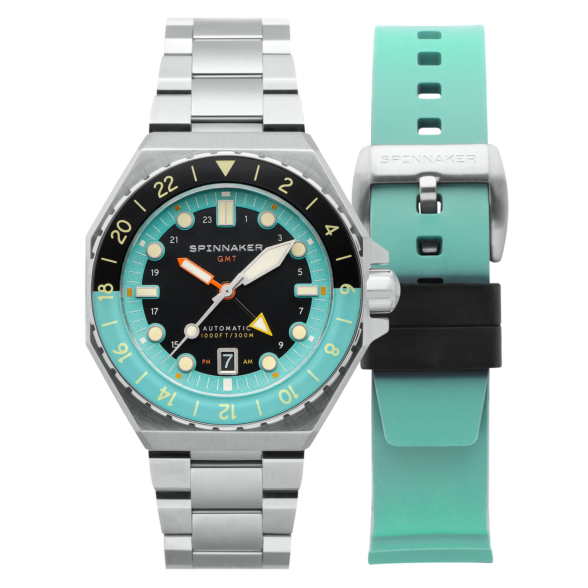 Dumas GMT Automatic Black / Stainless Steel | Black Dial - Image 10