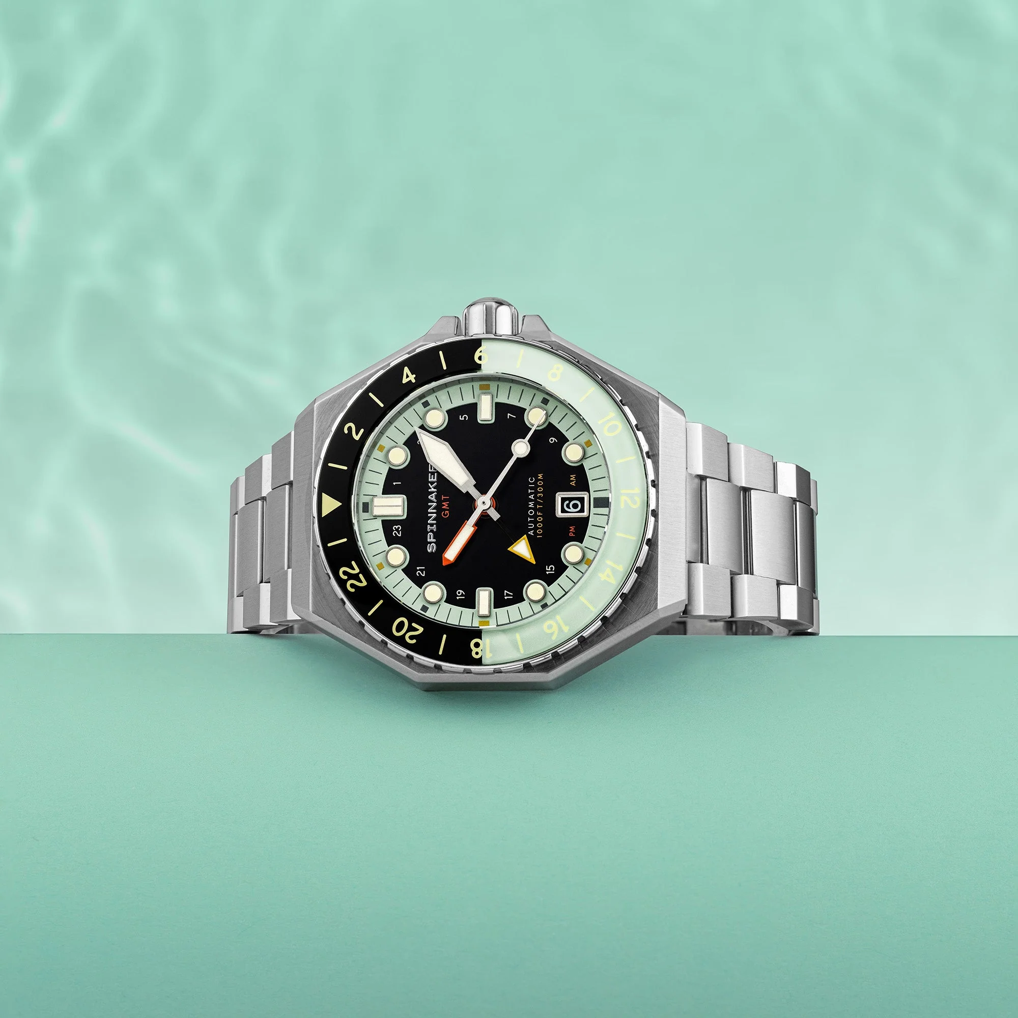 Dumas GMT Automatic Black / Stainless Steel | Black Dial - Image 13