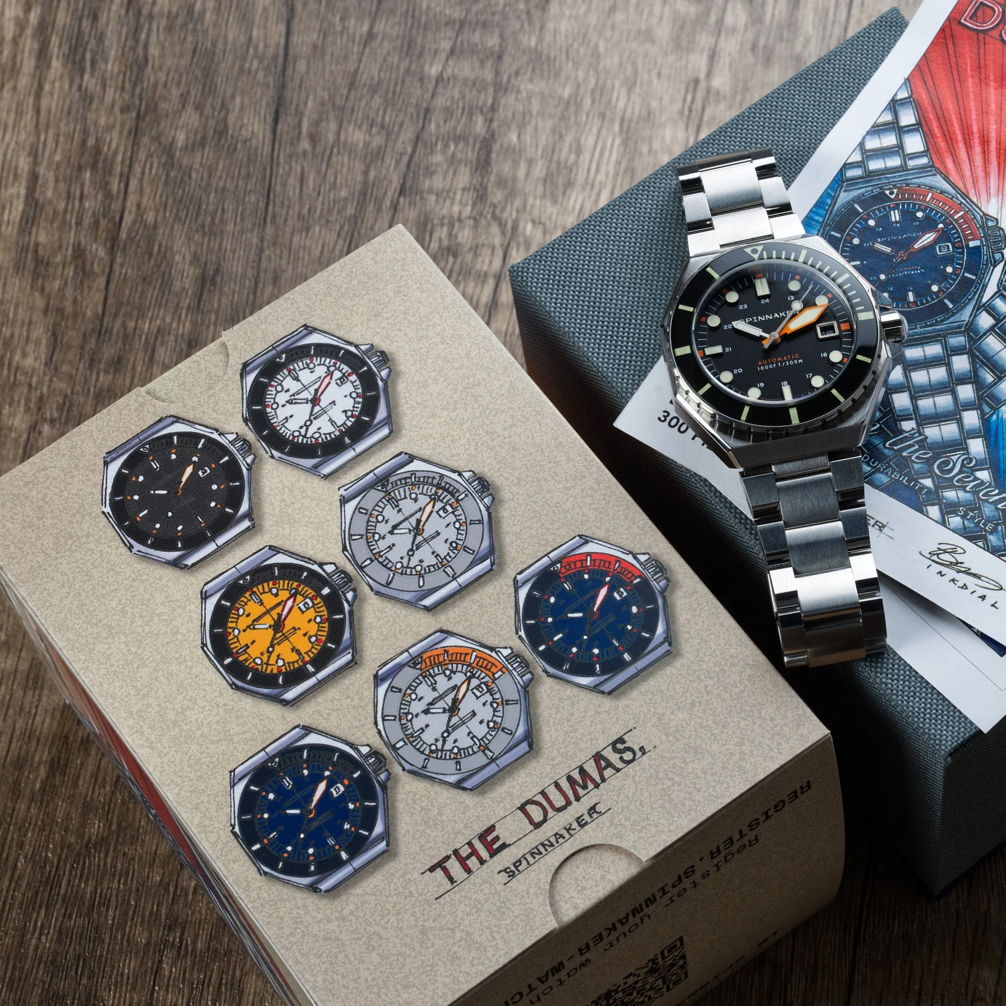 Dumas Black Dial / Stainless Steel | Black Dial - Image 10