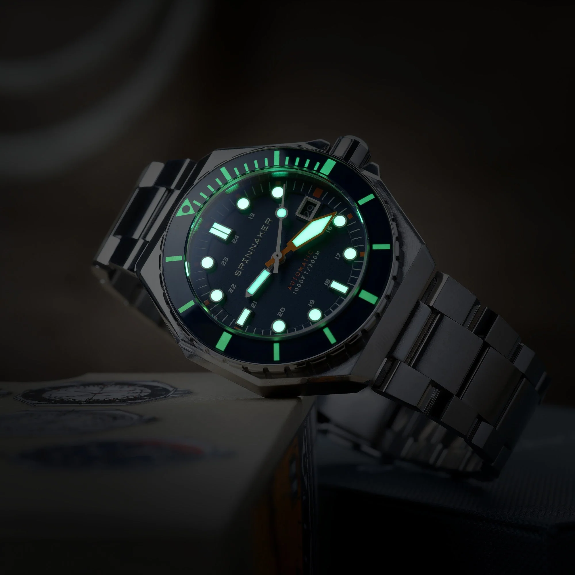 Dumas Blue / Orange / Stainless Steel | Blue Dial - Image 3