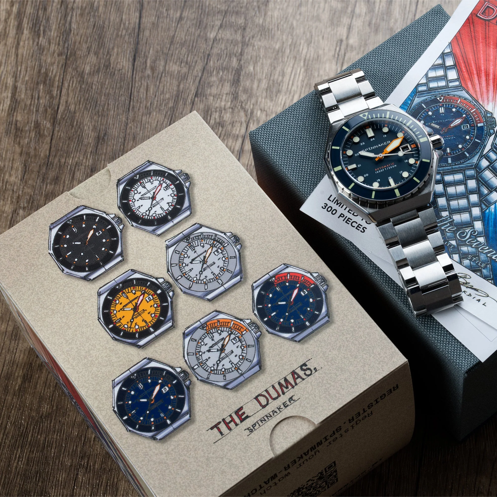 Dumas Blue / Orange / Stainless Steel | Blue Dial - Image 7