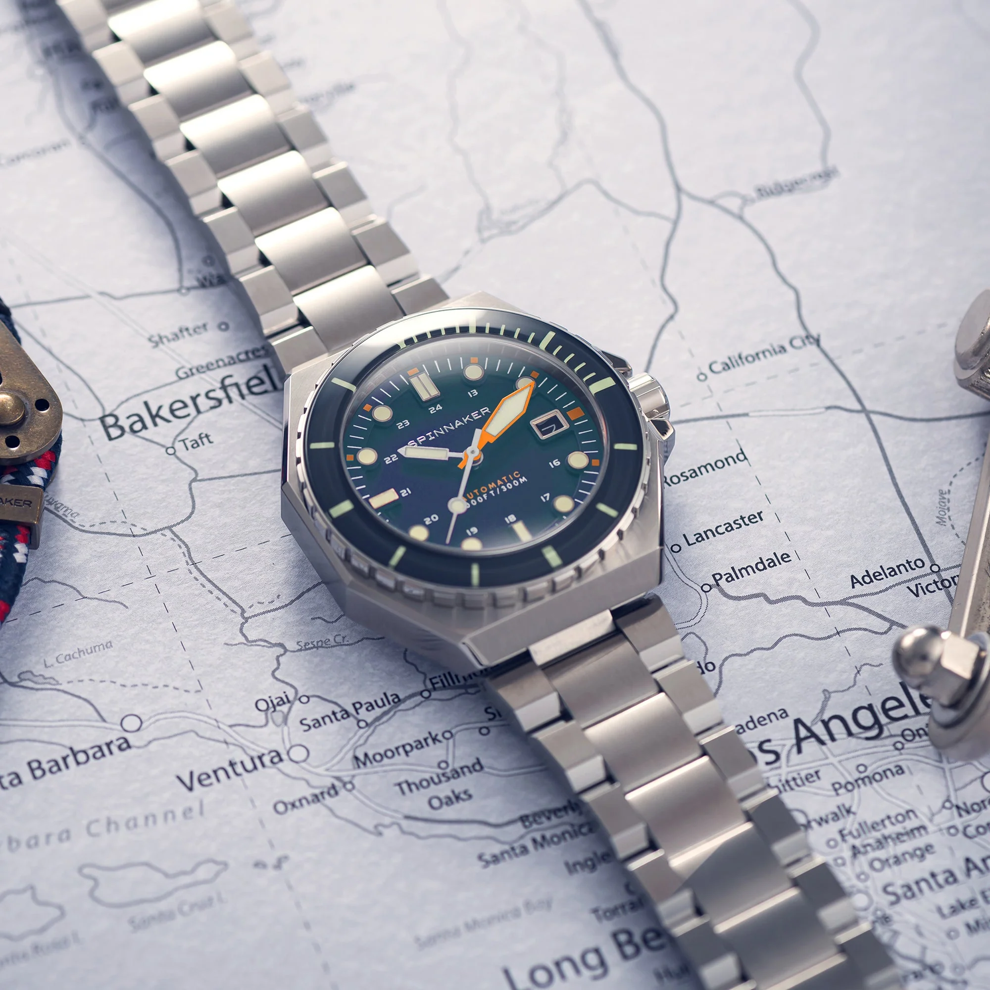 Dumas Blue / Orange / Stainless Steel | Blue Dial - Image 9