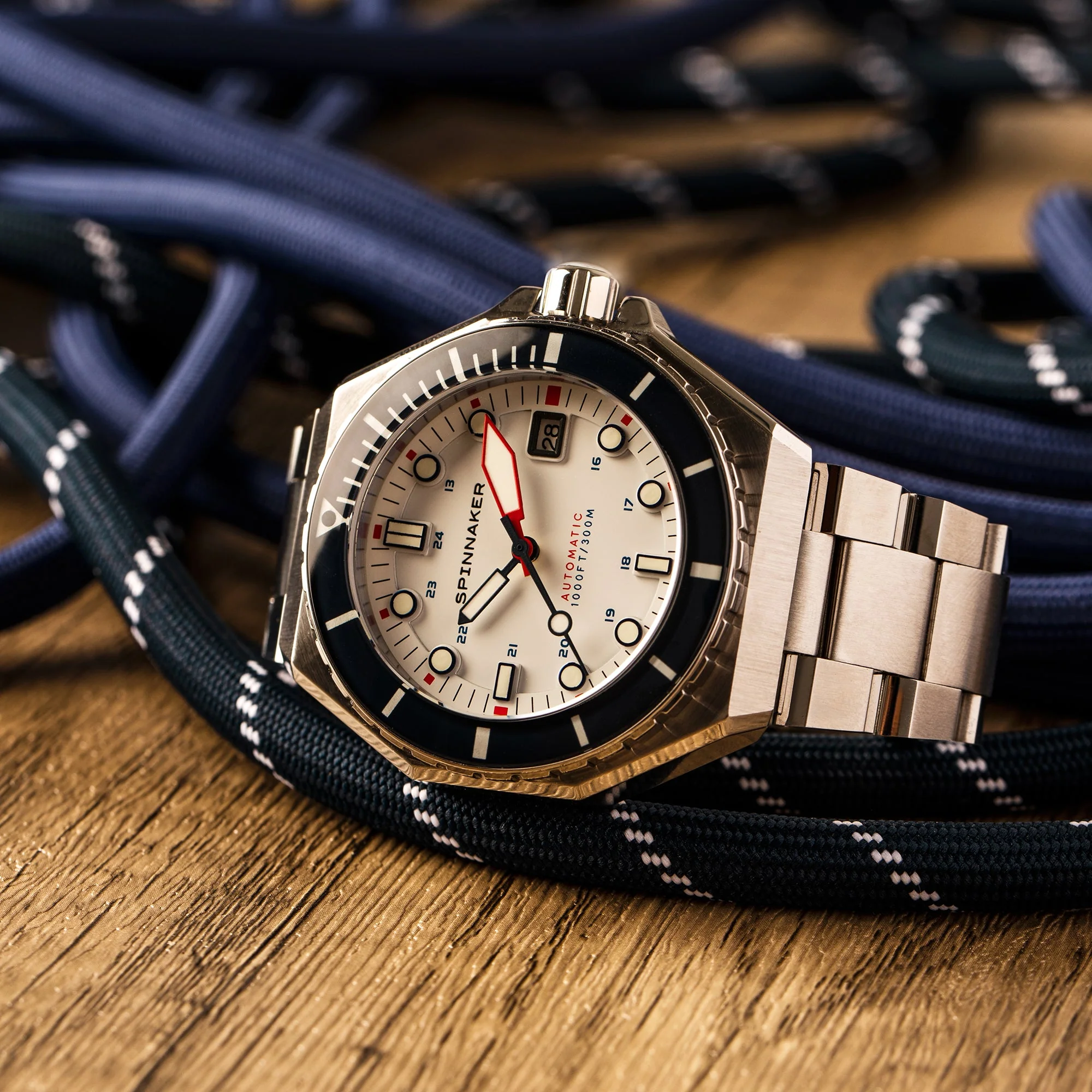 Dumas White / Blue / Stainless Steel | White Dial - Image 11