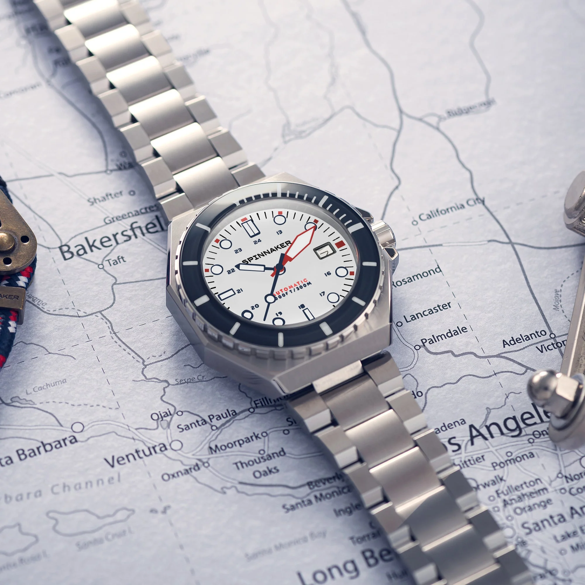 Dumas White / Blue / Stainless Steel | White Dial - Image 4