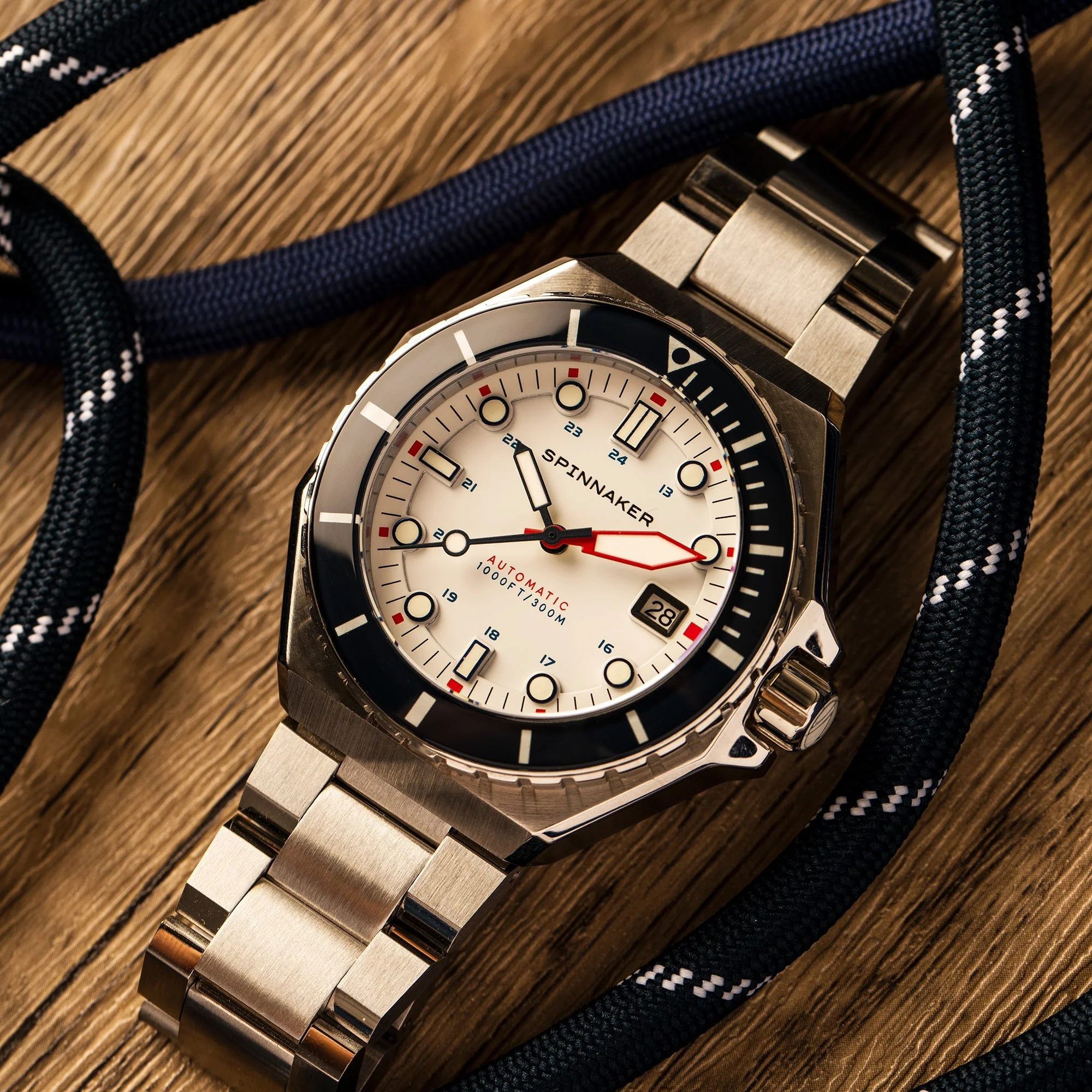 Dumas White / Blue / Stainless Steel | White Dial - Image 6